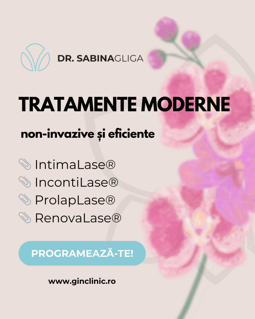 Dr. Sabina Gliga Facebook ad: La Ginclinic, sănătatea ta intimă este pe primul…