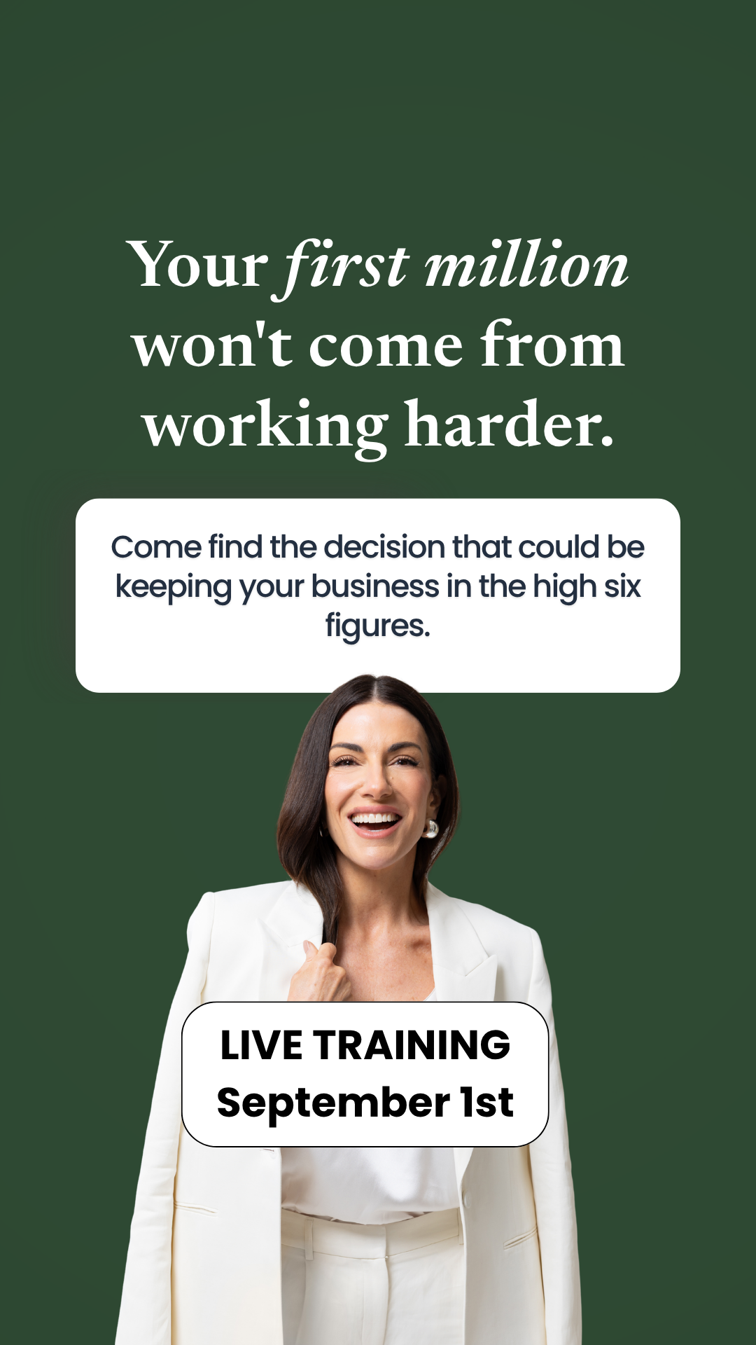 Amy Porterfield Facebook ad