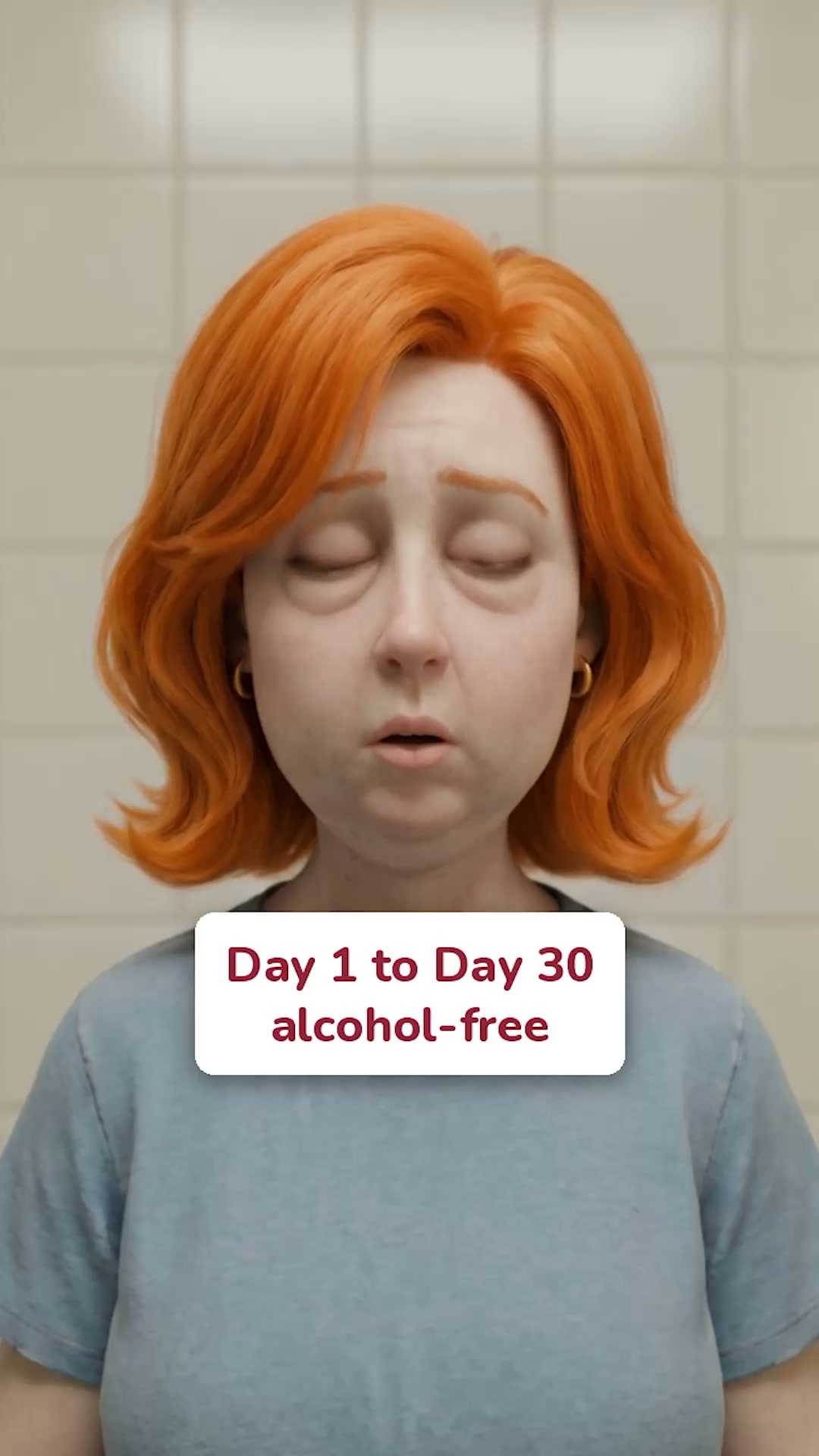 Mindful Drinking Community Facebook ad: 82% less alcohol in 30 days