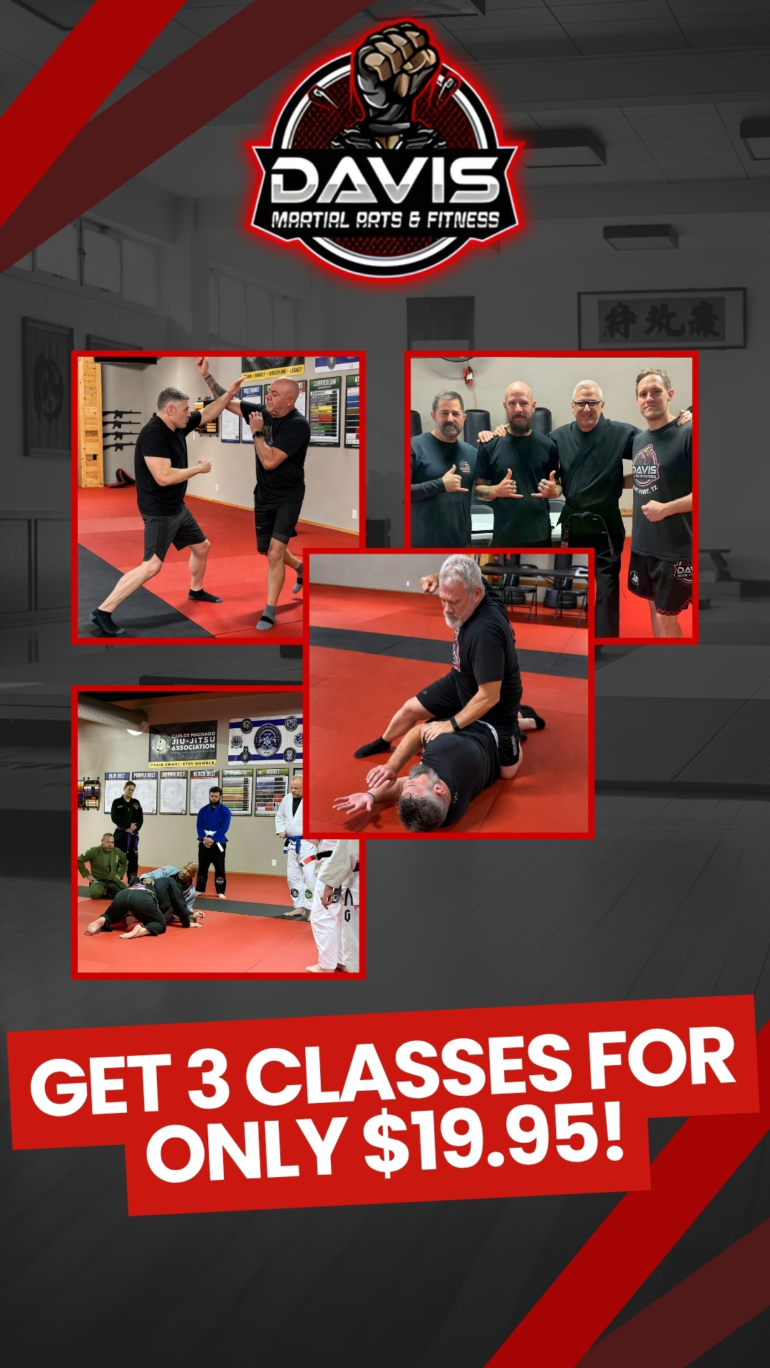 Davis Martial Arts & Fitness Facebook ad