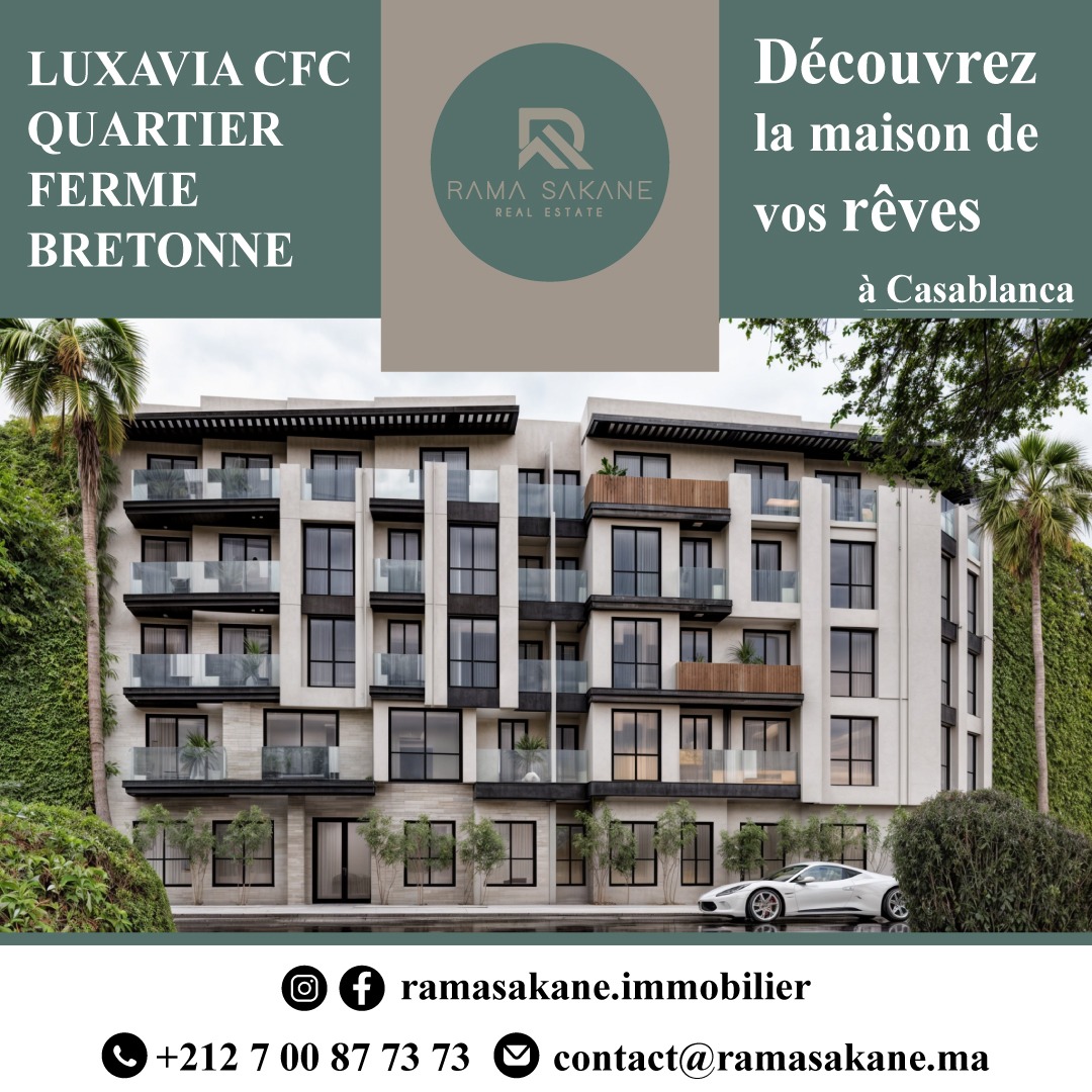 Rama Sakane Immobilier Facebook ad: LUXAVIA CFC
