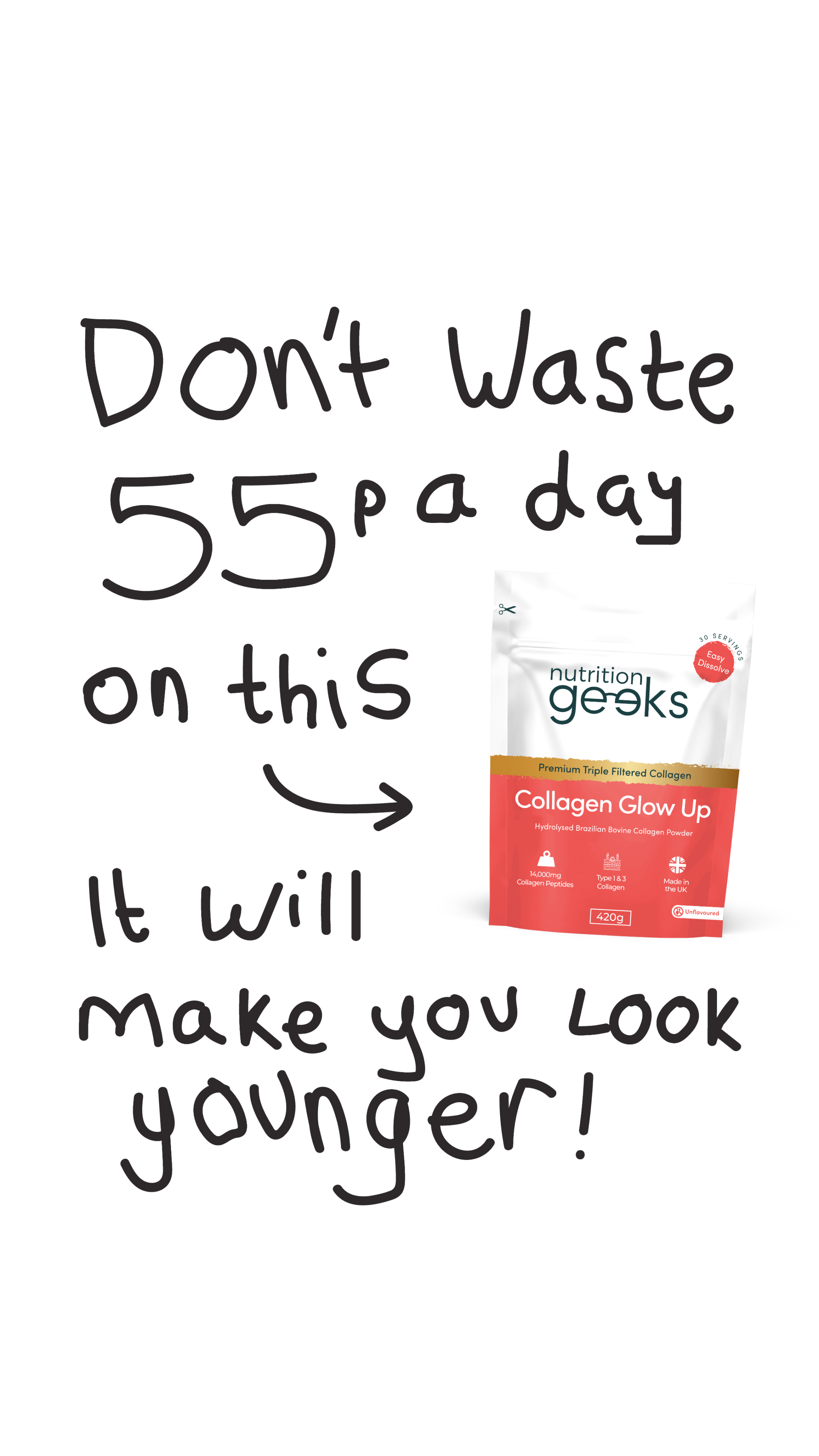 Nutrition Geeks Facebook ad