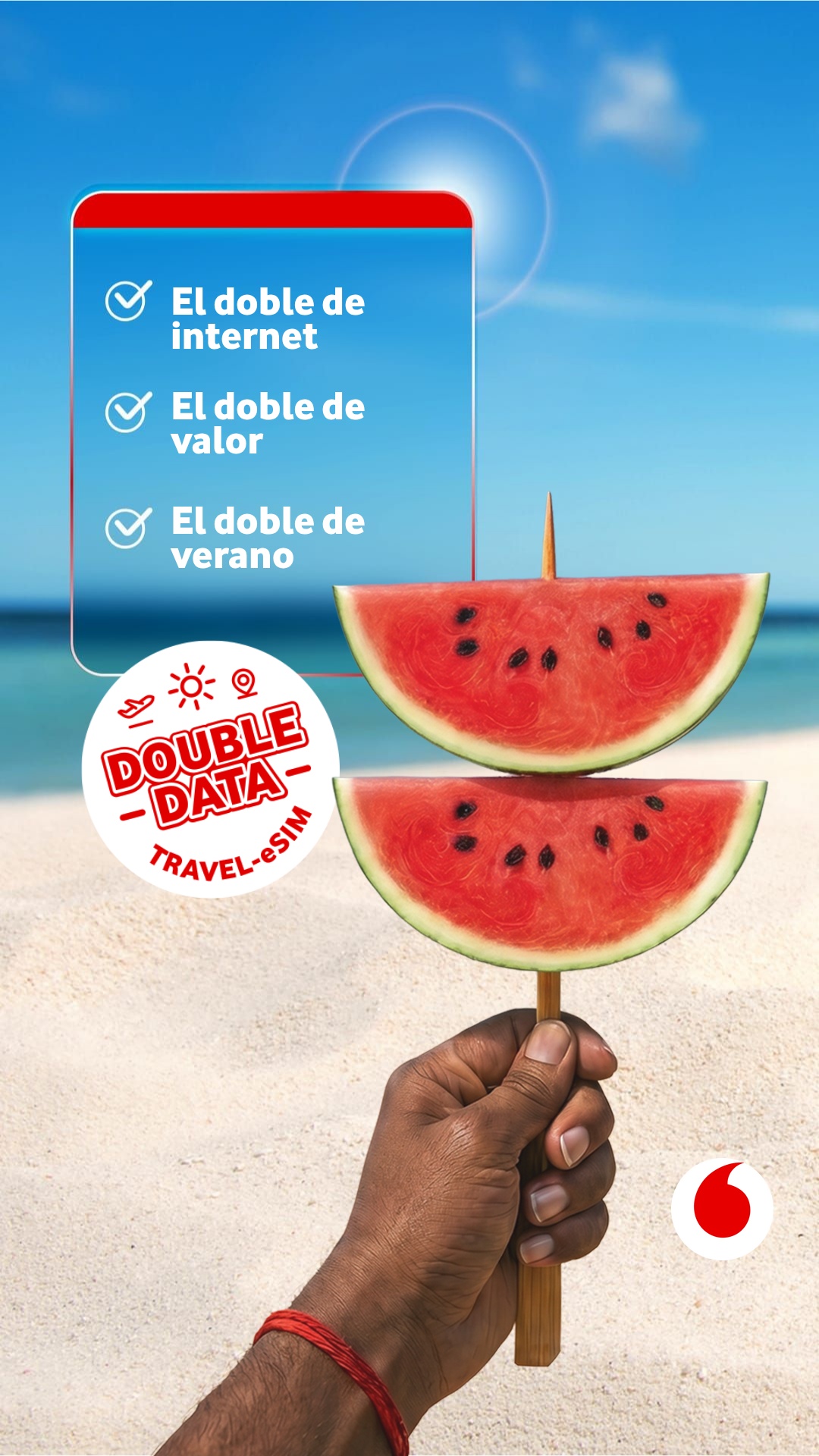 Vodafone Travel eSIM Facebook ad