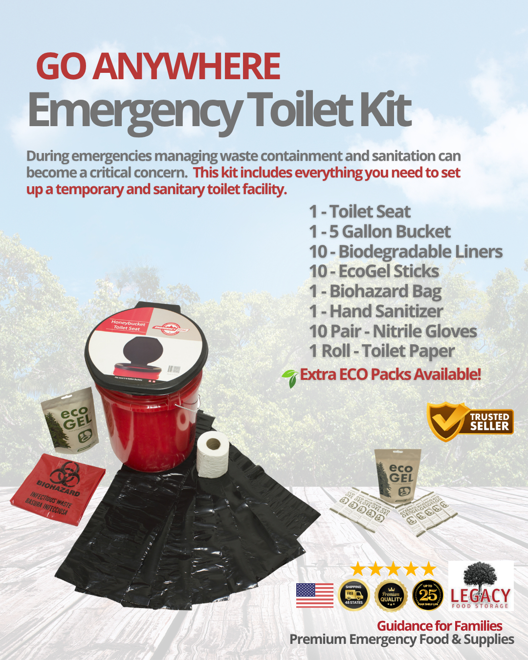 Legacy Food Storage Facebook ad