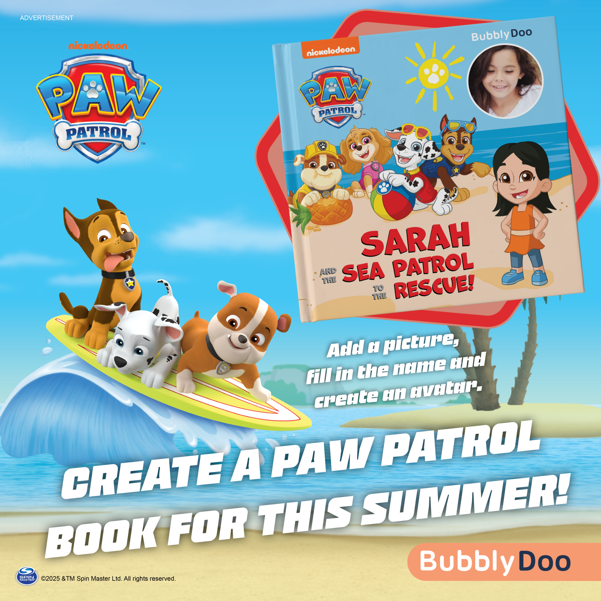 BubblyDoo Books Facebook ad