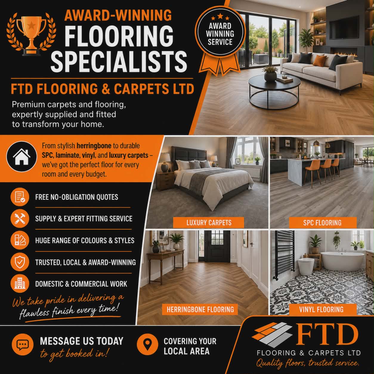 F.T.D Flooring and Carpets Facebook ad