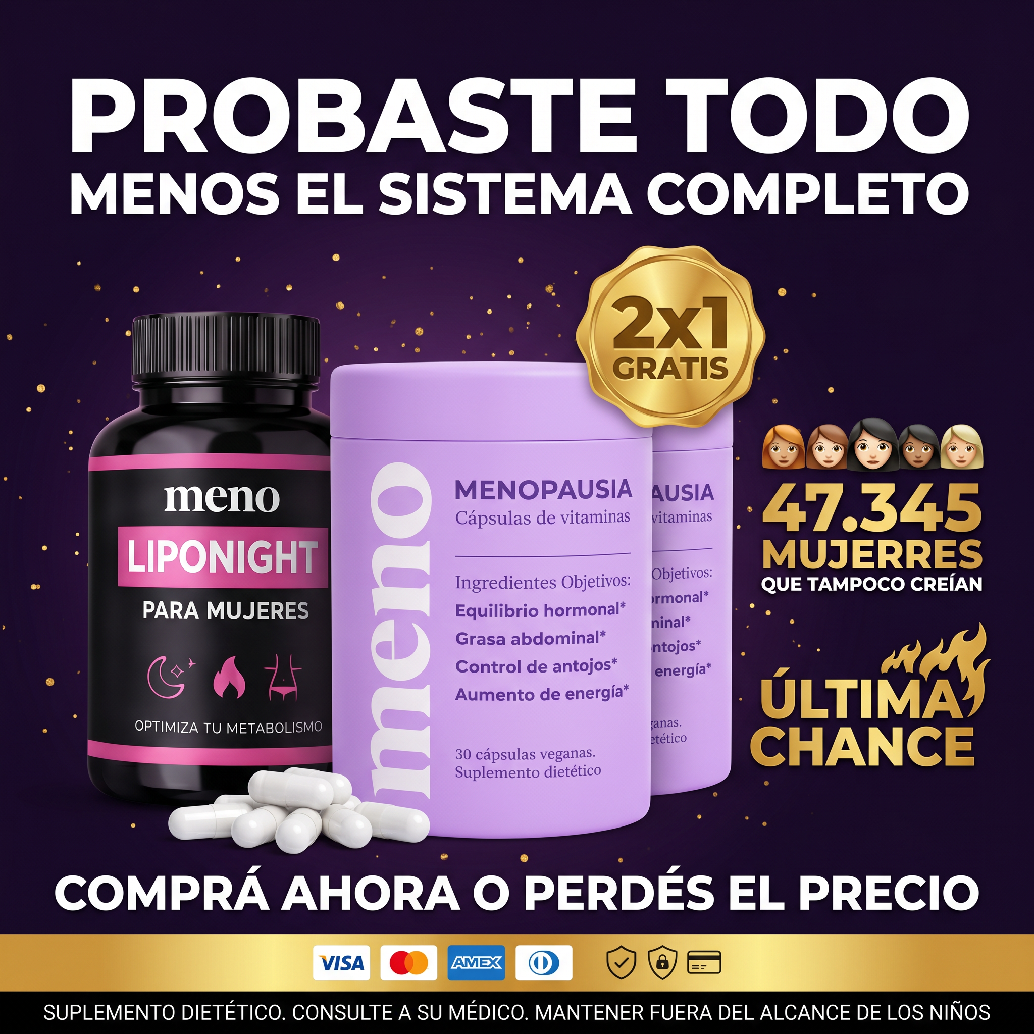 Vida Femenina Facebook ad: Equilibrá tus hormonas, recuperá tu bienestar