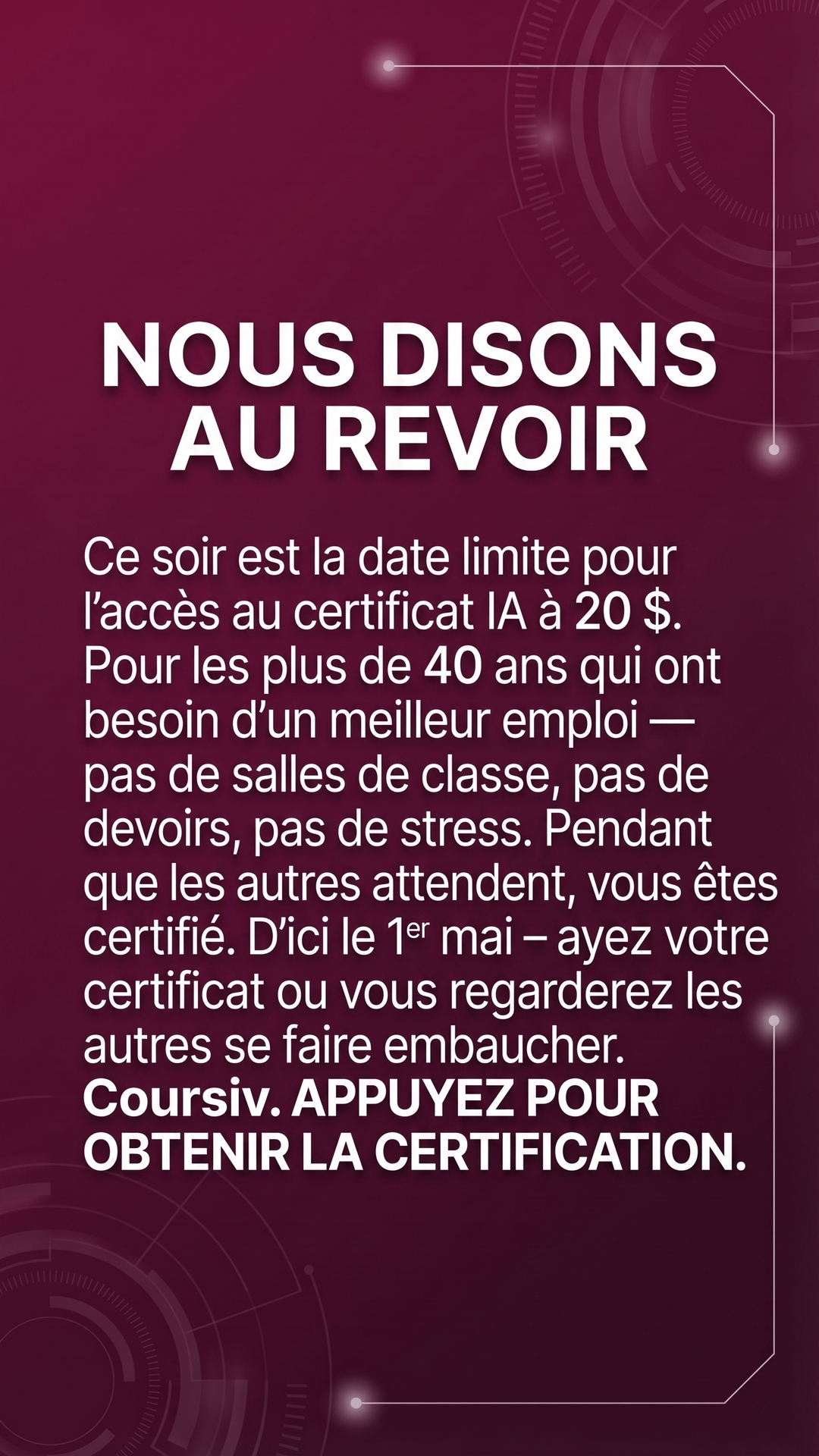 Coursiv Facebook ad