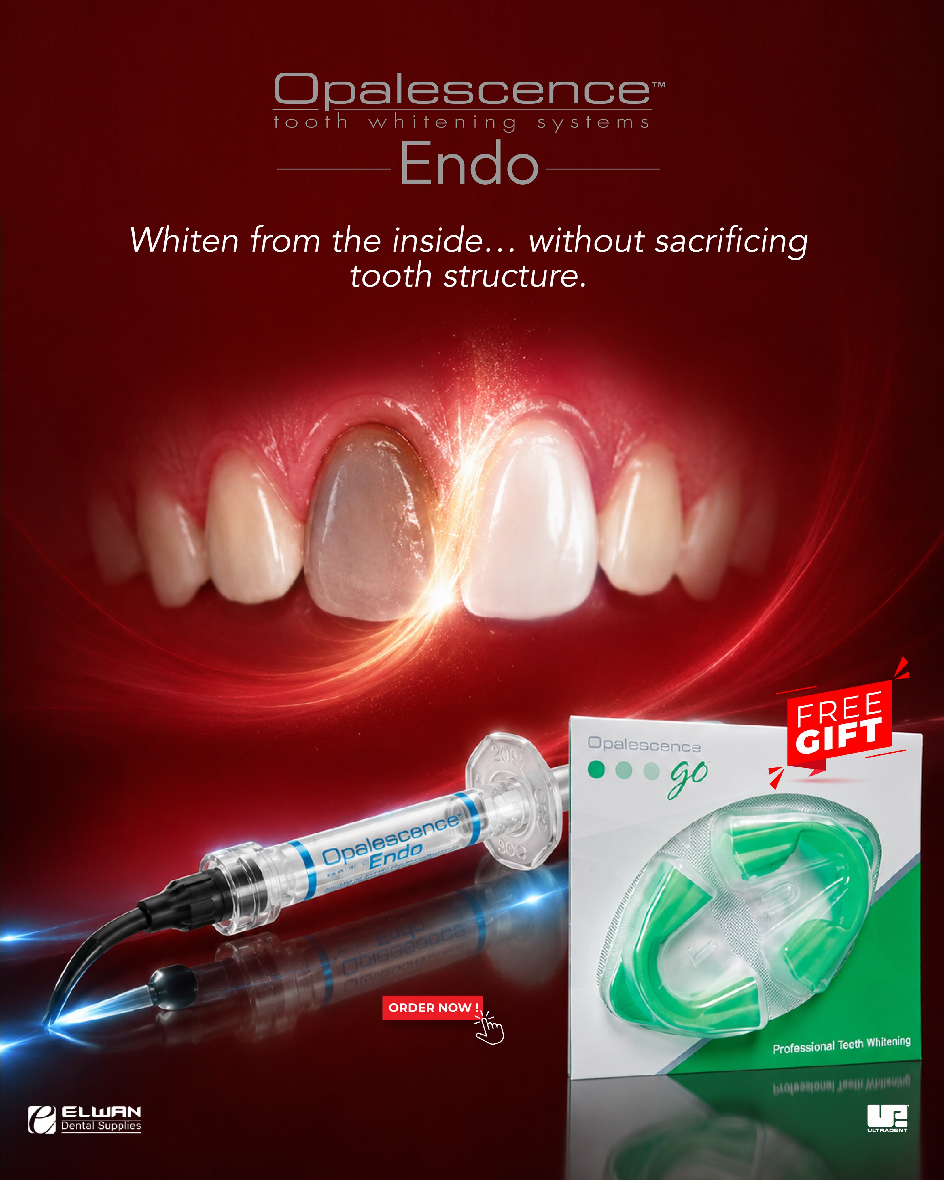 ELWAN Dental Supplies Facebook ad: Dead tooth? Bring it back to life.
