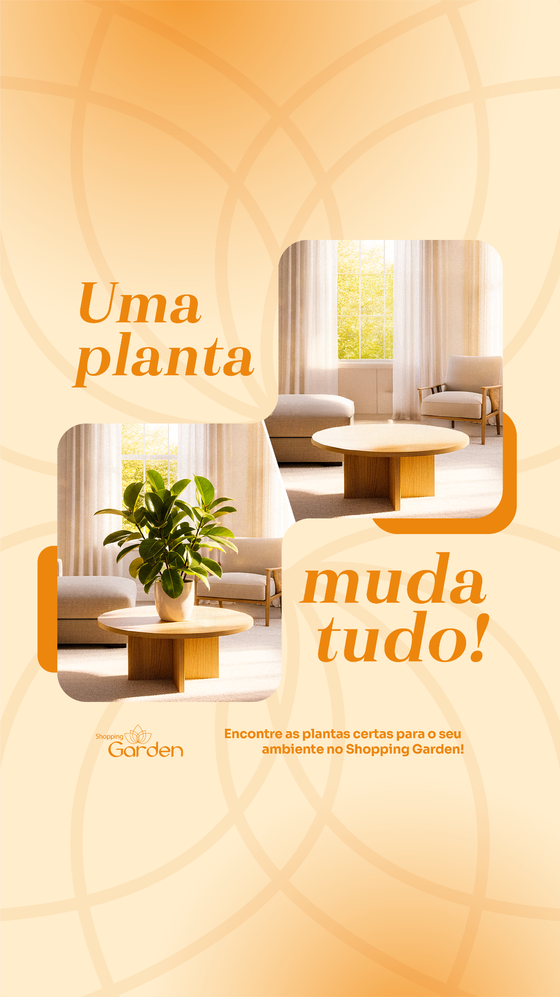 Shopping Garden SP Facebook ad: Como decorar a casa sem gastar muito?