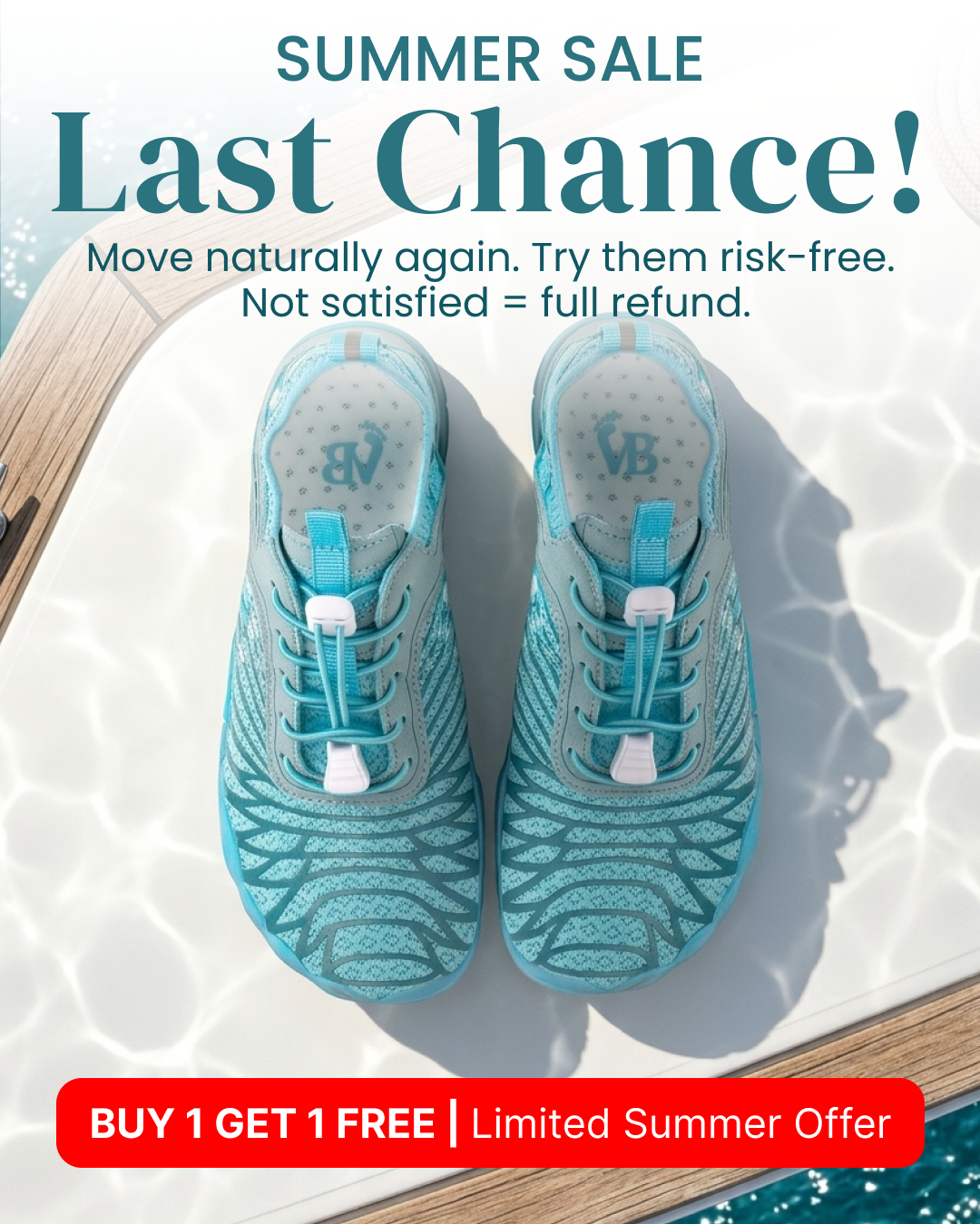 Voyabarefoot Facebook ad