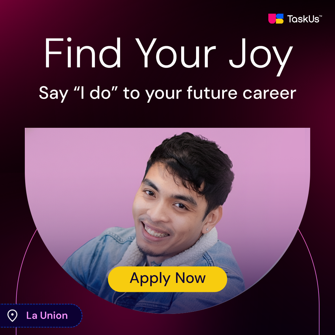 TaskUs Facebook ad