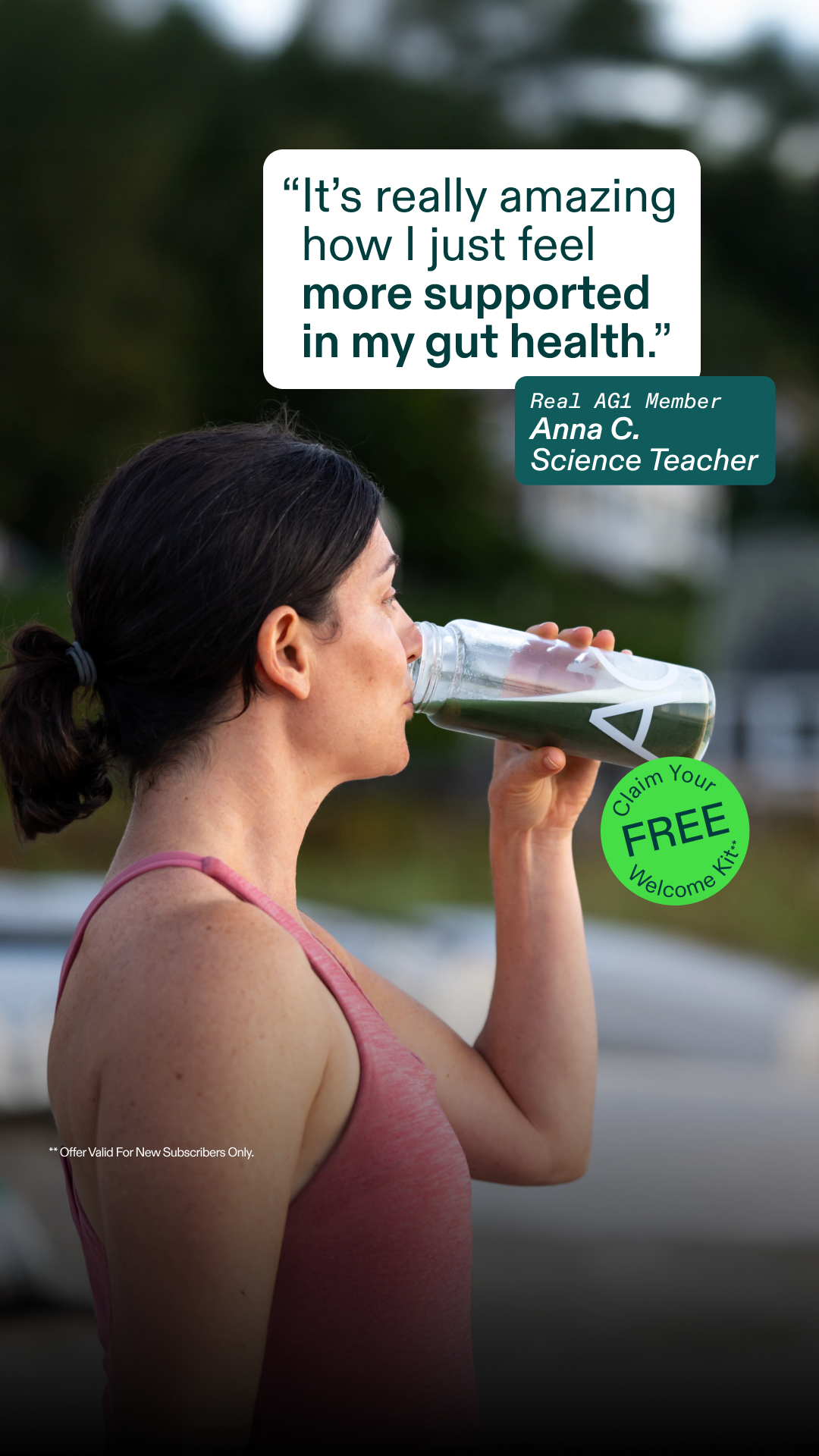 AG1 by Athletic Greens Facebook ad