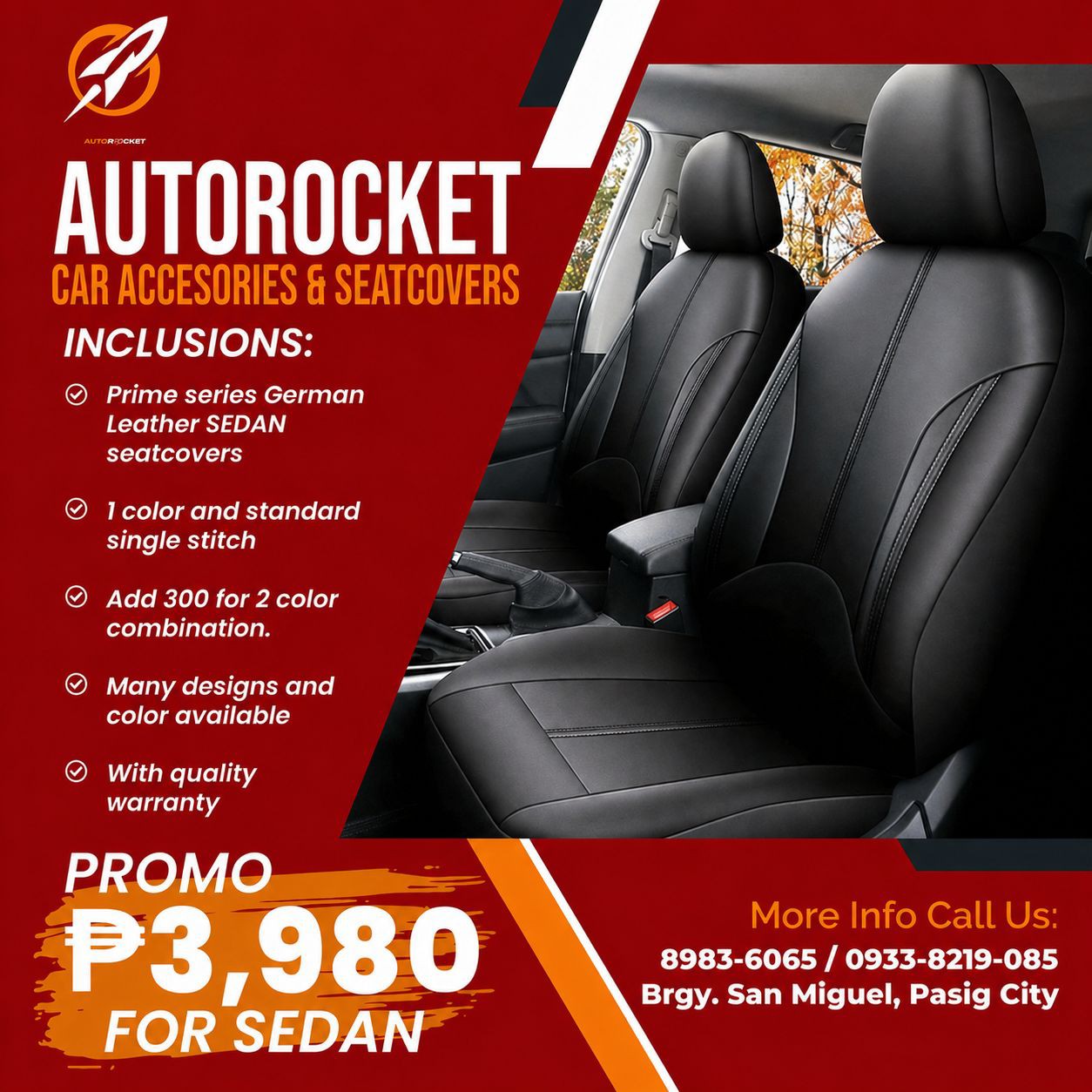 Autorocket Car Accessories Pasig Facebook ad: PROMO!