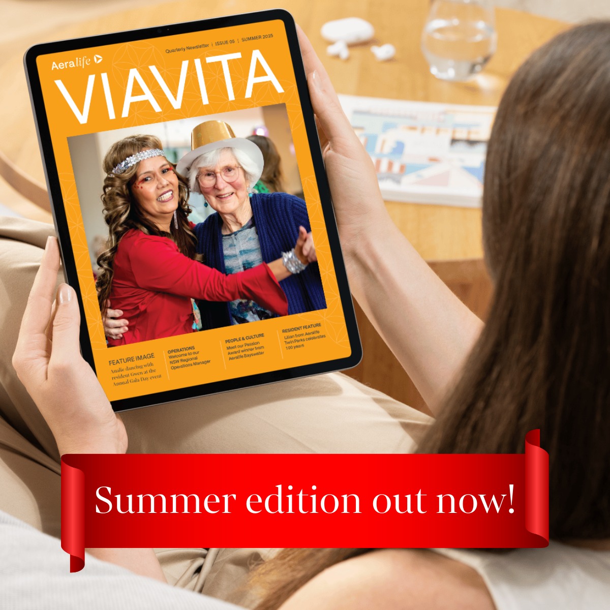 Aeralife Facebook ad: The Summer edition of VIAVITA is here