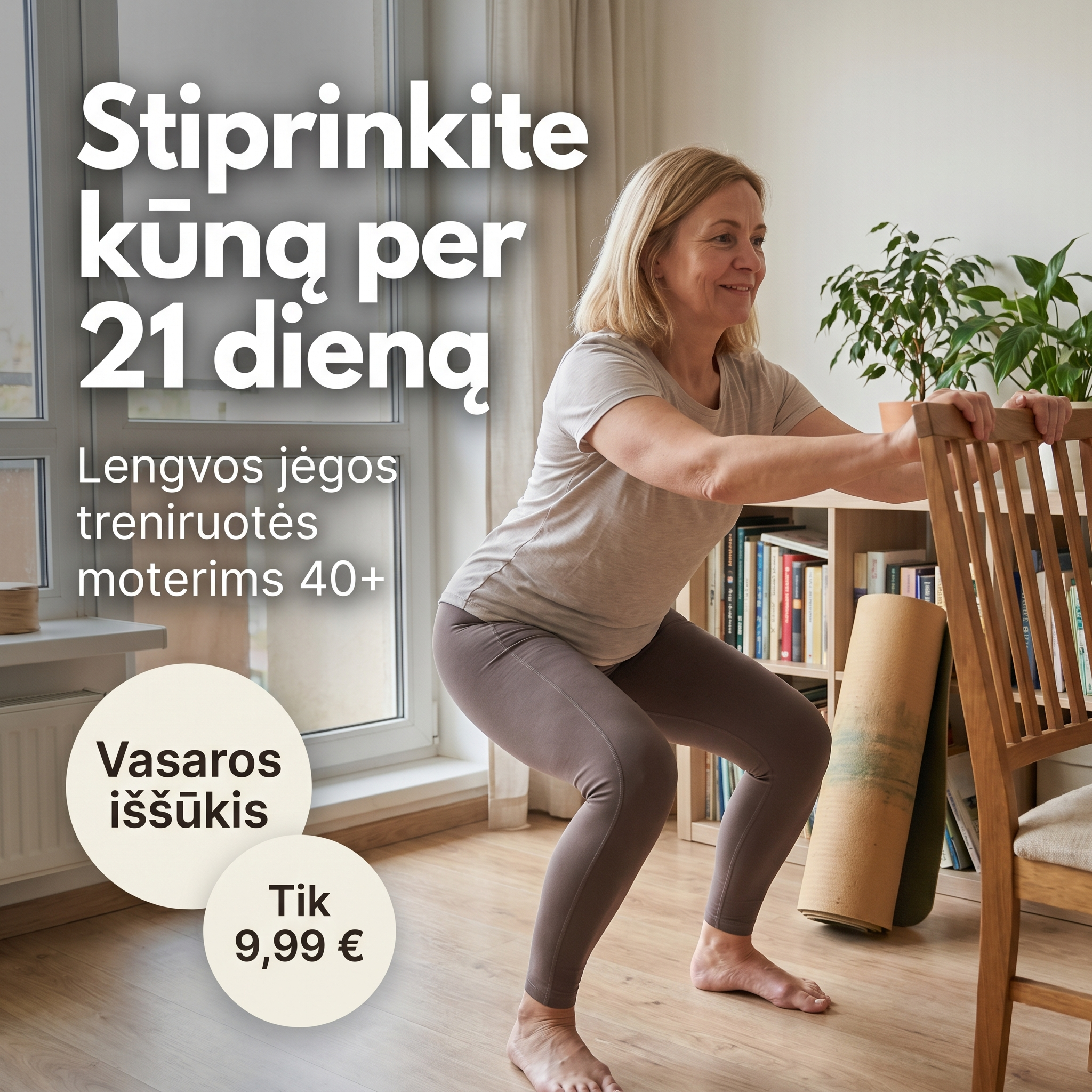 Sportas45.lt Facebook ad: Rezervuokite savo vietą iššūkyje!
