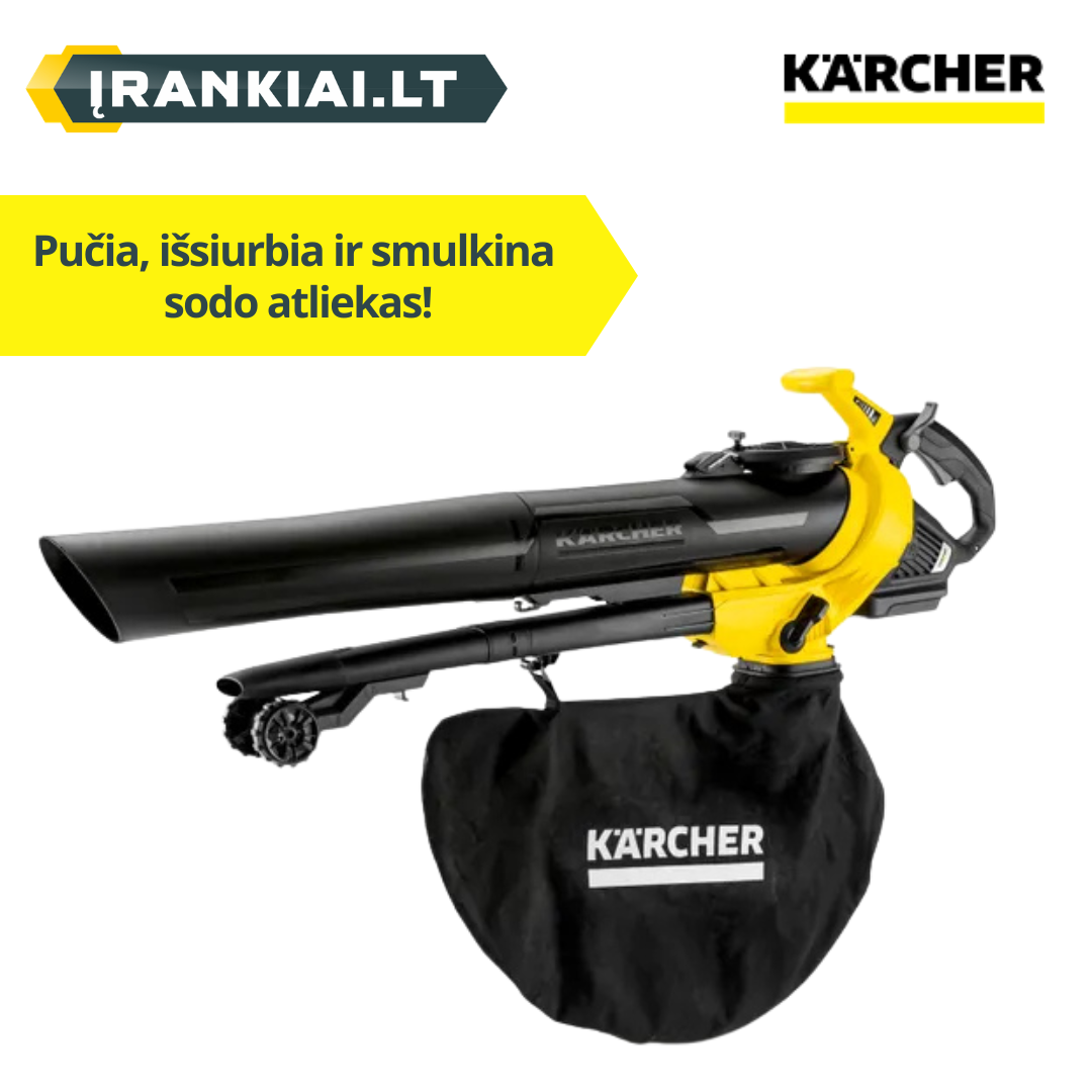 Įrankiai.lt Facebook ad: Rudens darbams pasiruoškite su Kärcher Home & Garden…