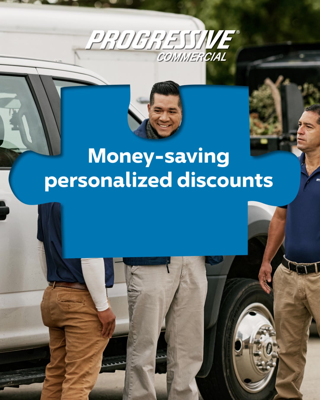 Progressive Small Business Insurance Facebook ad: Cover your business vehicle