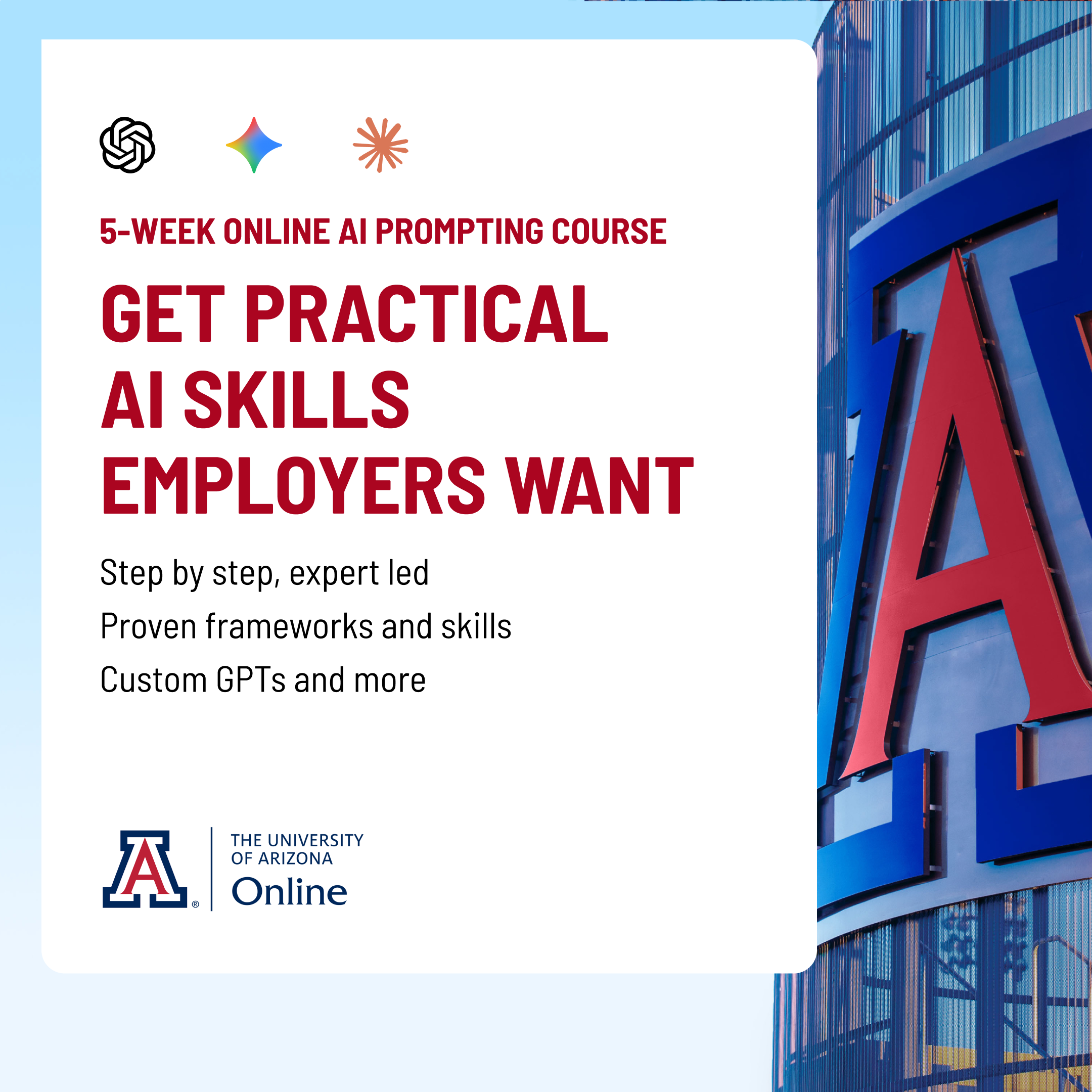 Arizona Online Professional Studies Facebook ad