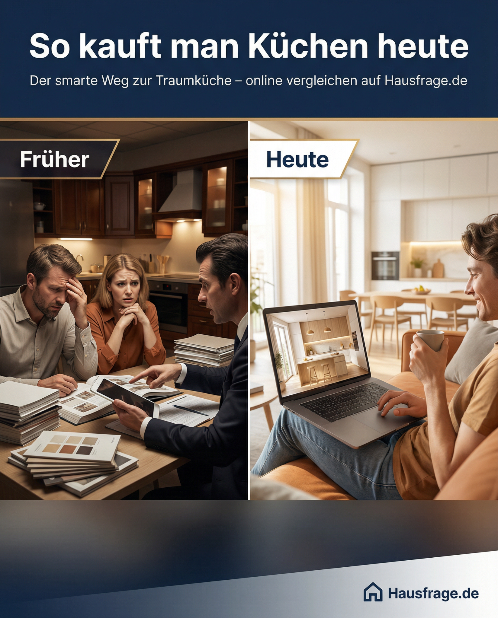 Hausfrage Facebook ad