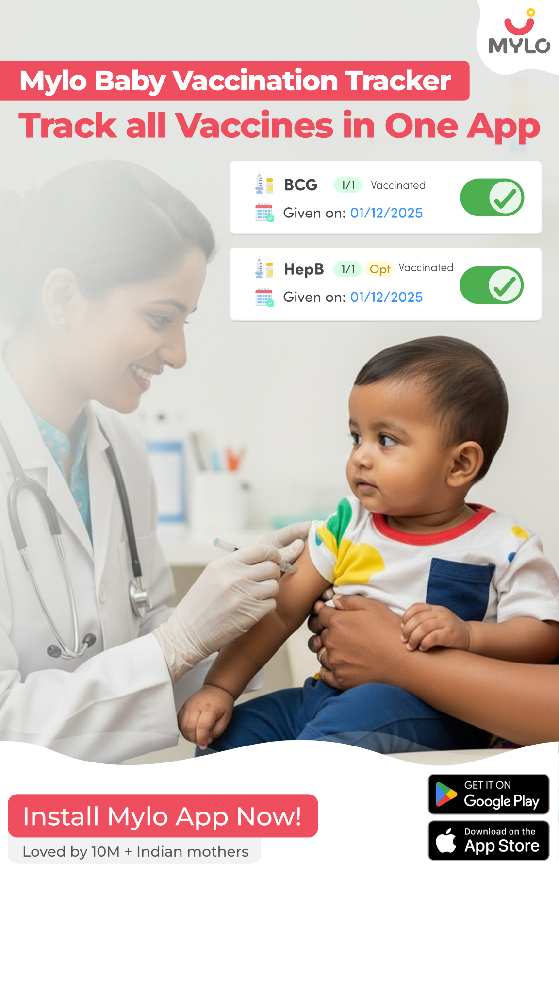 Mylo - Pregnancy & Baby App Facebook ad