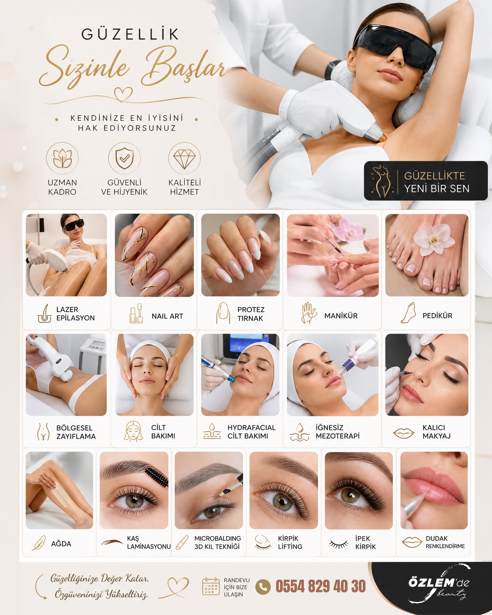 Özlem'de Beauty Facebook ad: Güzelliğinize dair aradığınız her şey tek bir adreste!