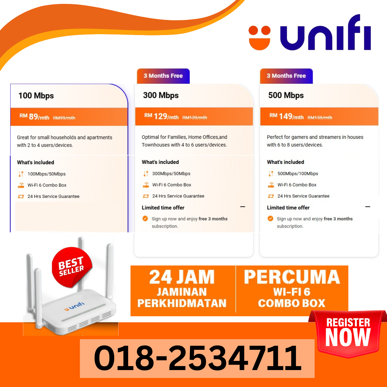 TM UNIFI Online Facebook ad