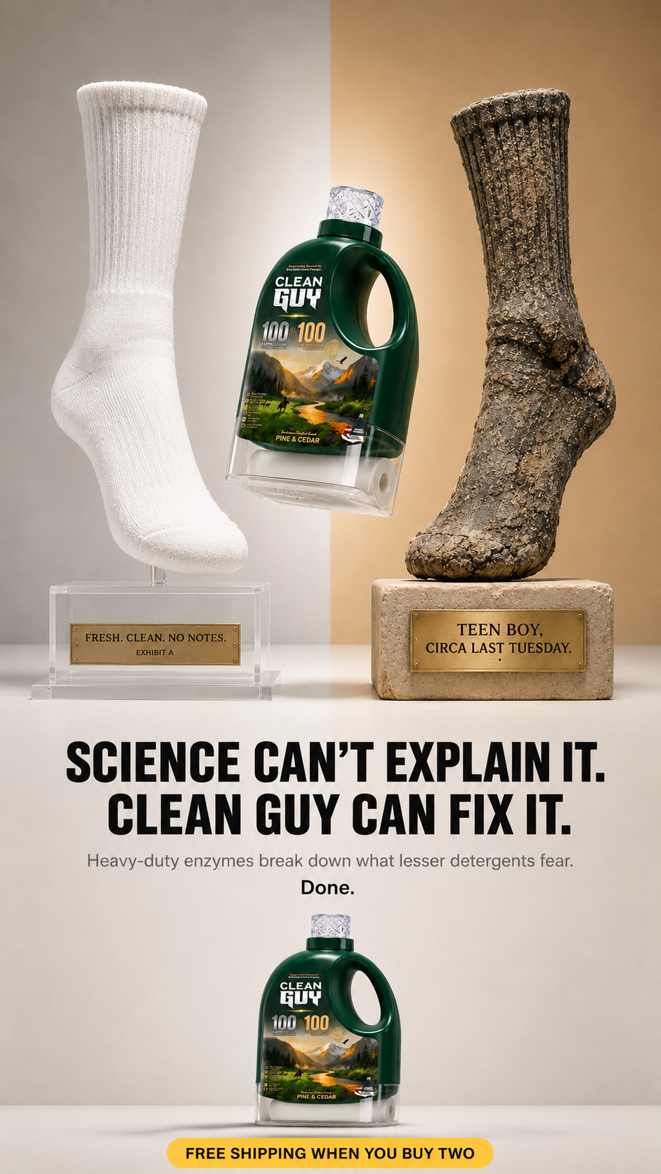 Clean Guy Facebook ad
