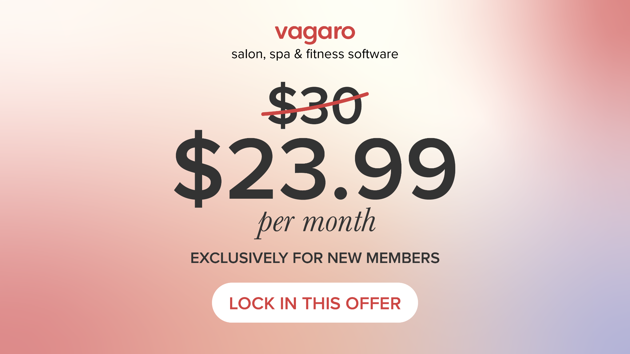 Vagaro Pro Facebook ad