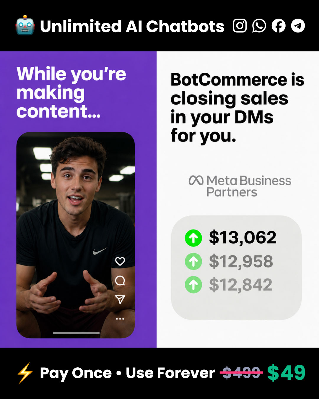 Planify X Facebook ad