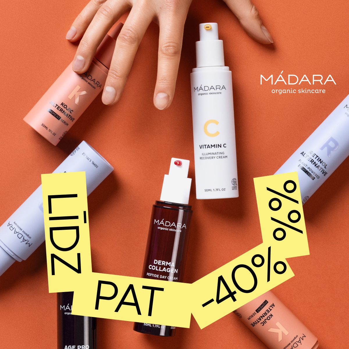 Mádara Organic Skincare Facebook ad