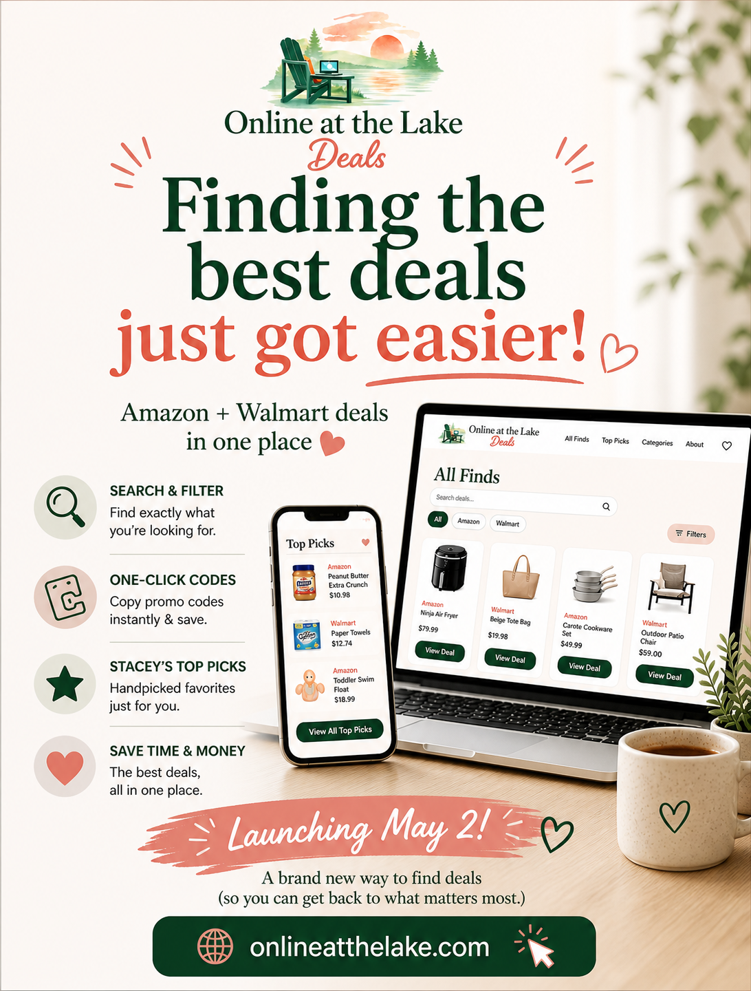 Online At the Lake Deals Facebook ad: Finding Deals Just Got Easier