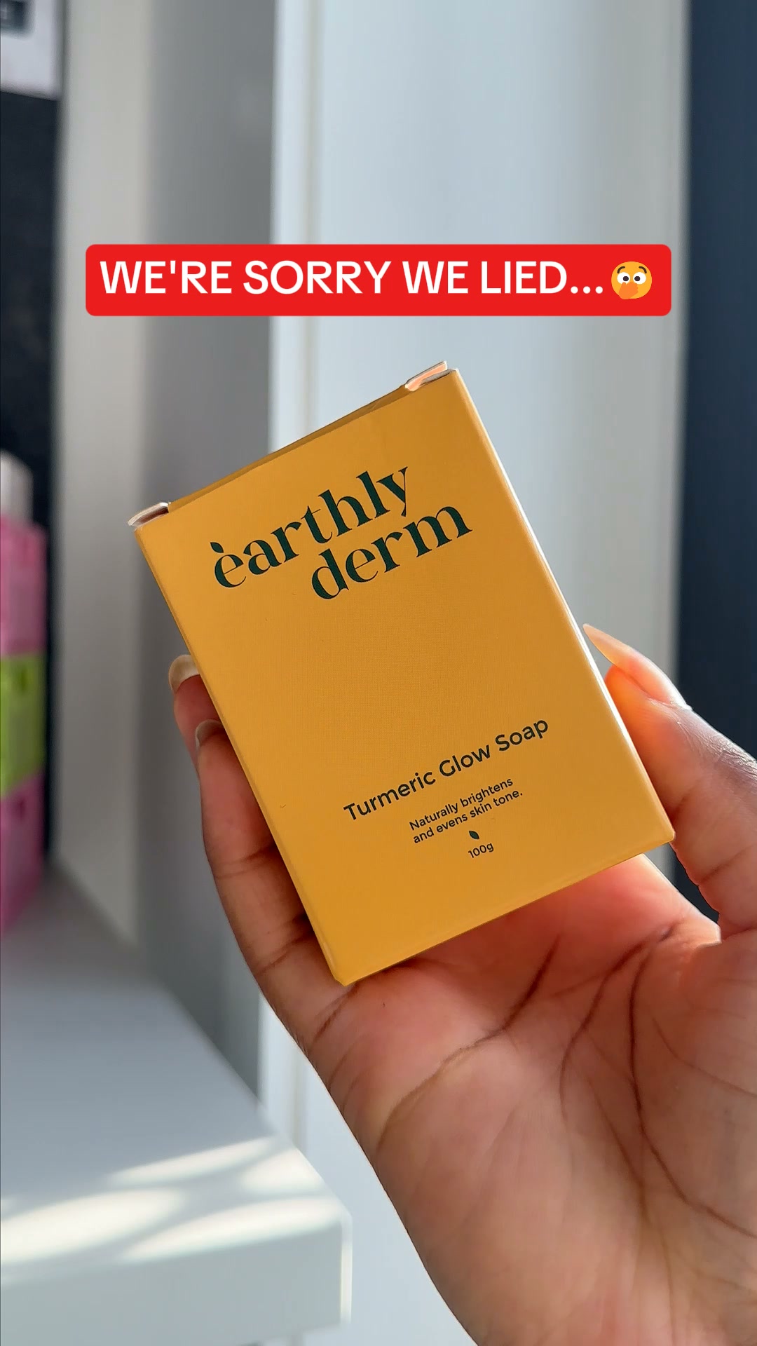 Earthly Derm Facebook ad: 100% Natural Skincare