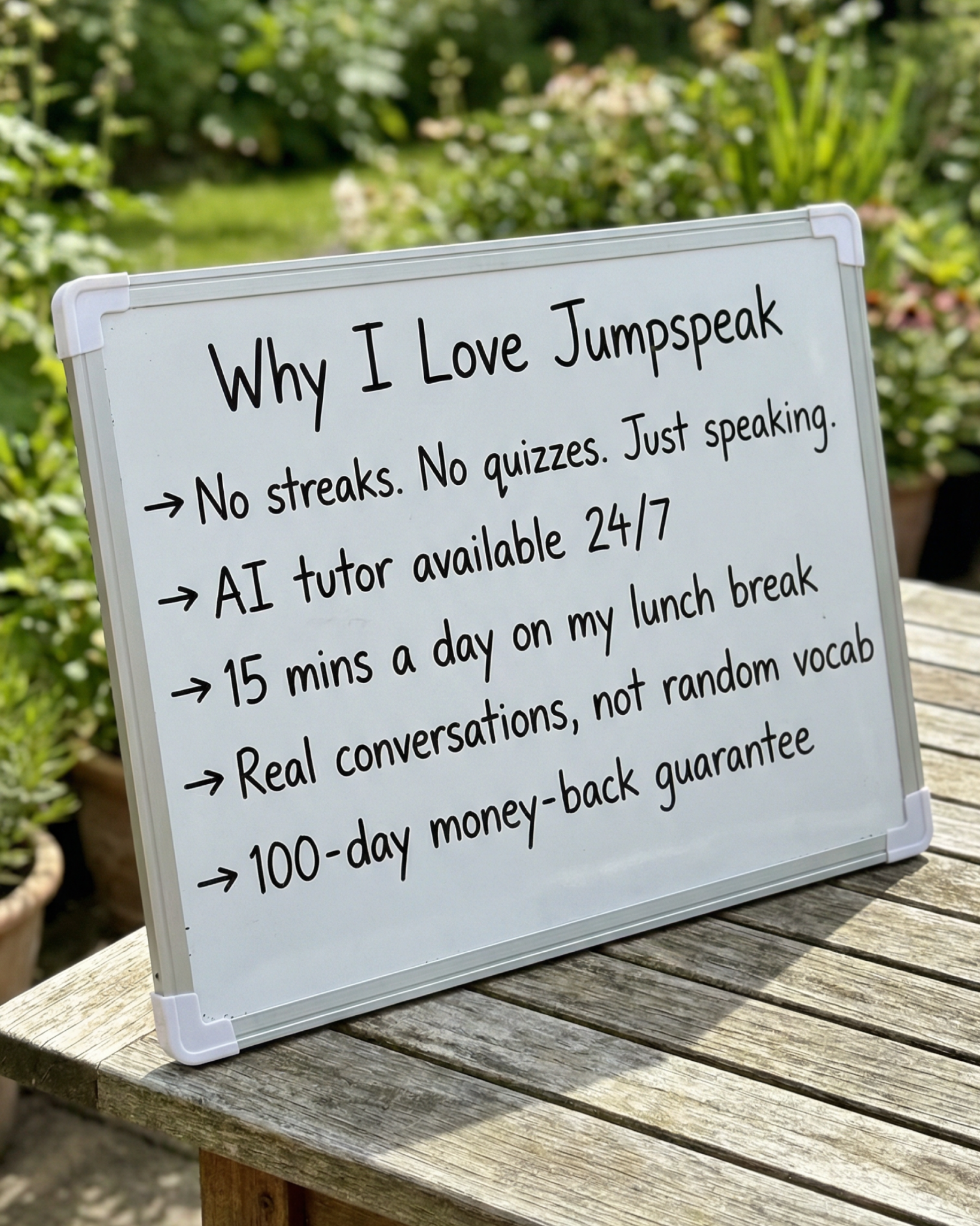 Jumpspeak Facebook ad