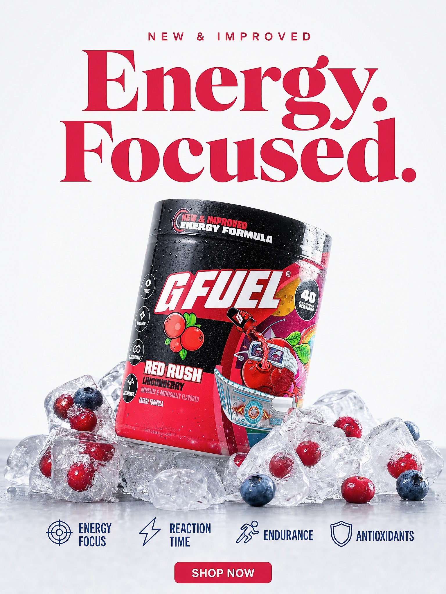 G FUEL Facebook ad