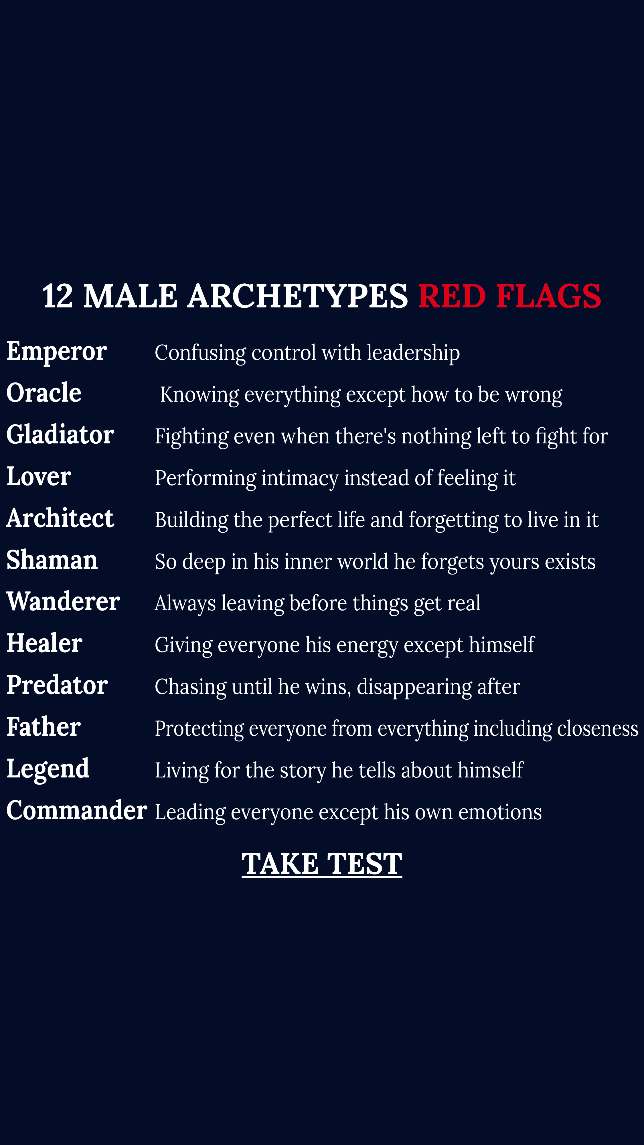 Personality Type Facebook ad