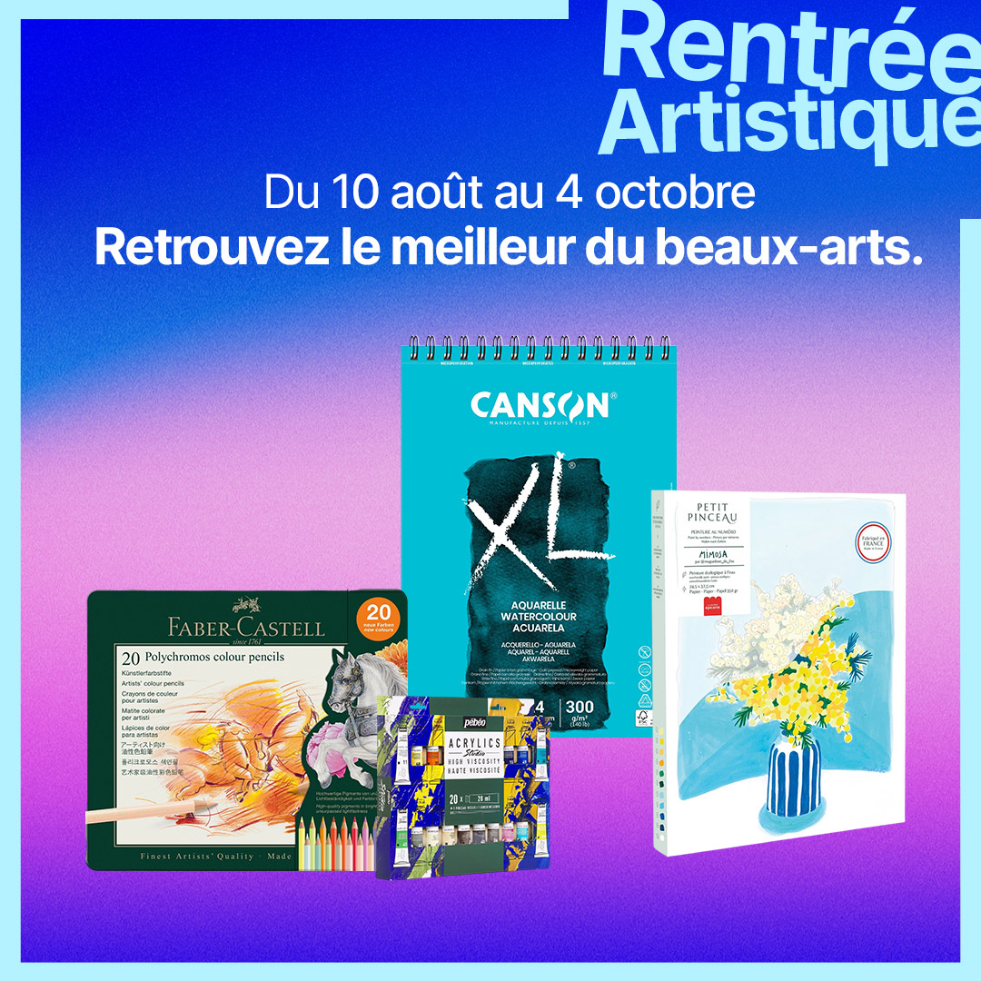 Cultura Facebook ad: Le meilleur de notre matériel Beaux-arts
