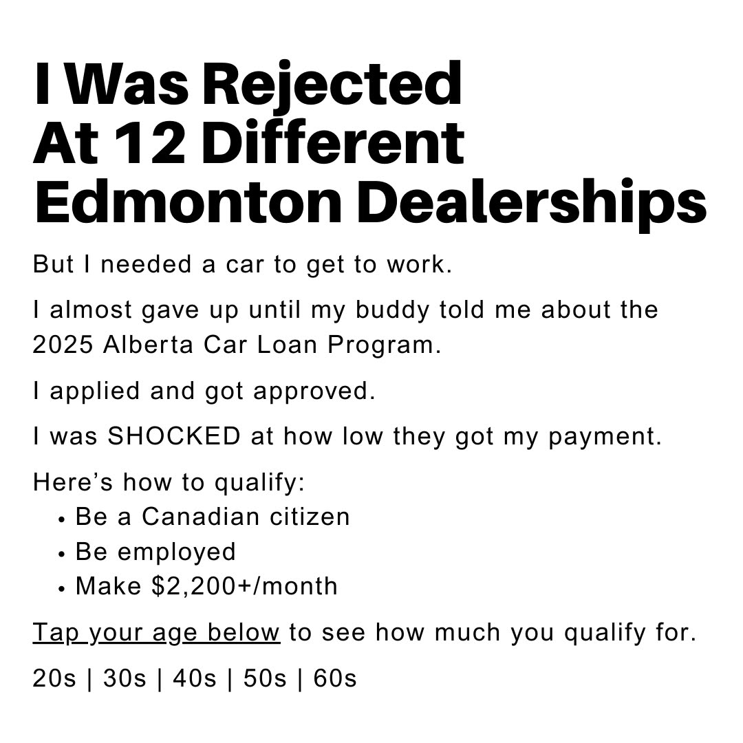 Get Me A Car Canada Facebook ad