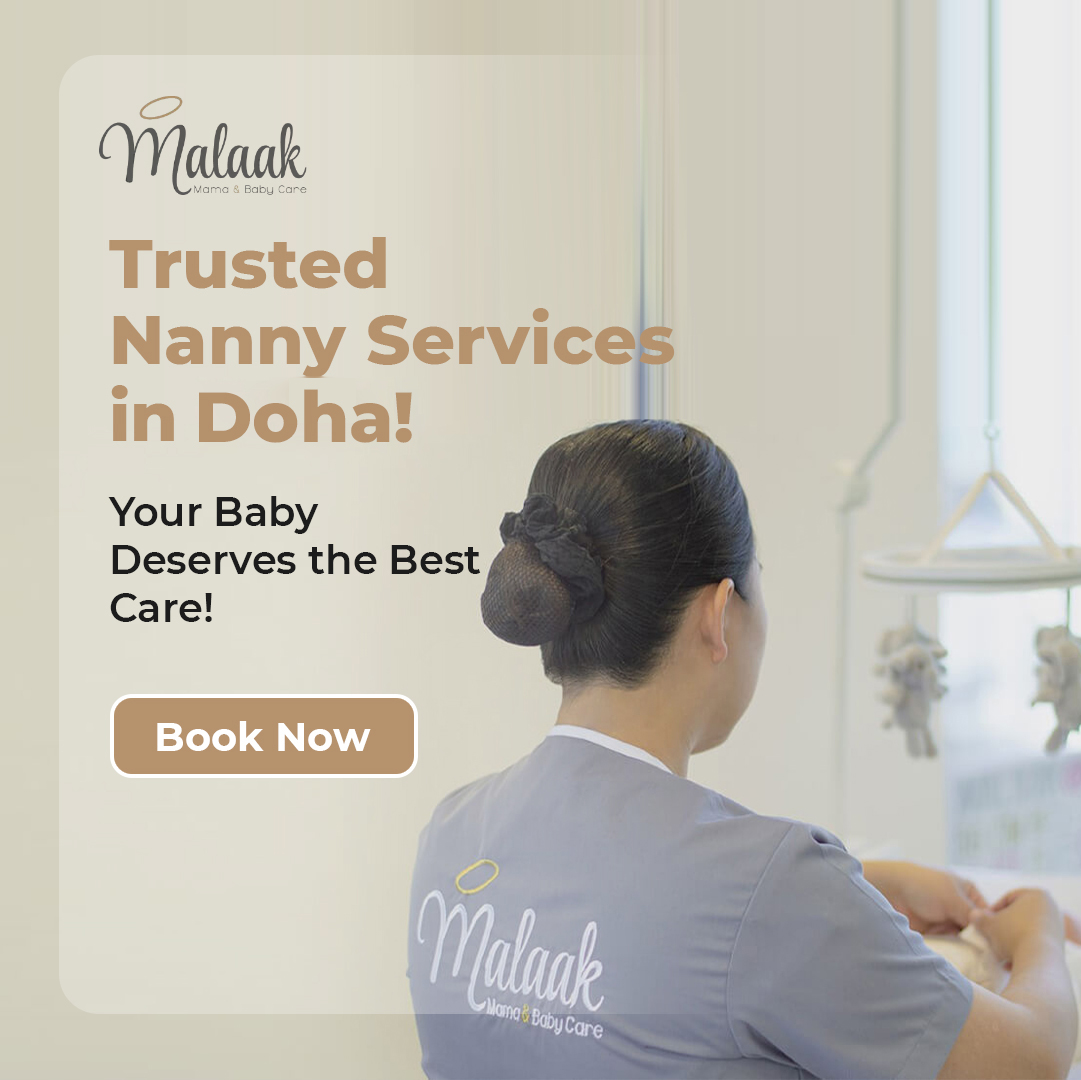 Malaak Mama & Baby Care Qatar Facebook ad: Book Now!