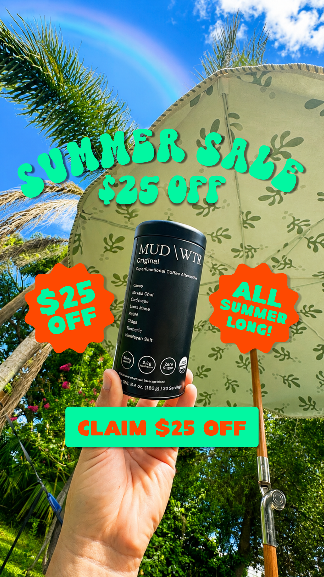 MUD\WTR Facebook ad