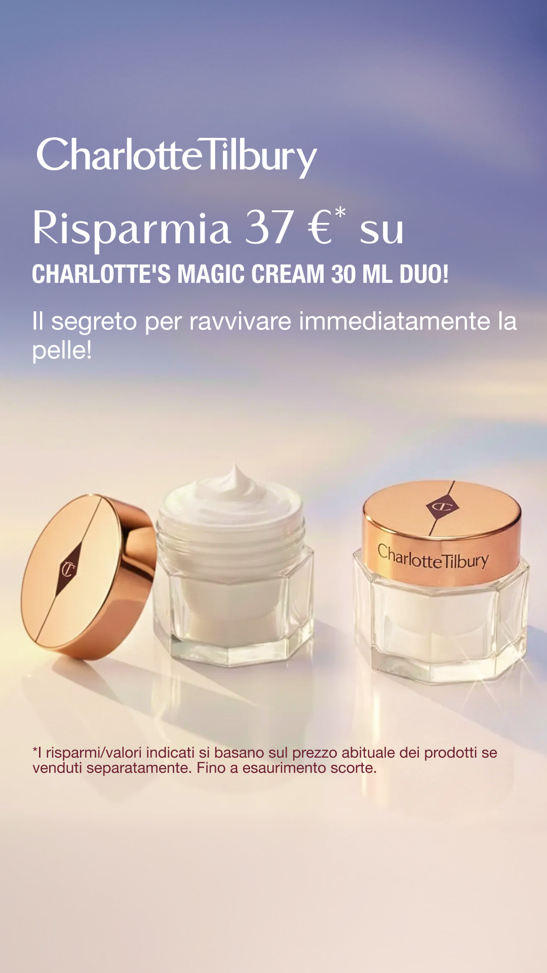 Charlotte Tilbury Skincare Facebook ad