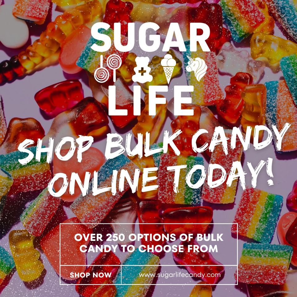 Sugar Life Ice Cream and Candy Bar Facebook ad: Where Dreams Come True!
