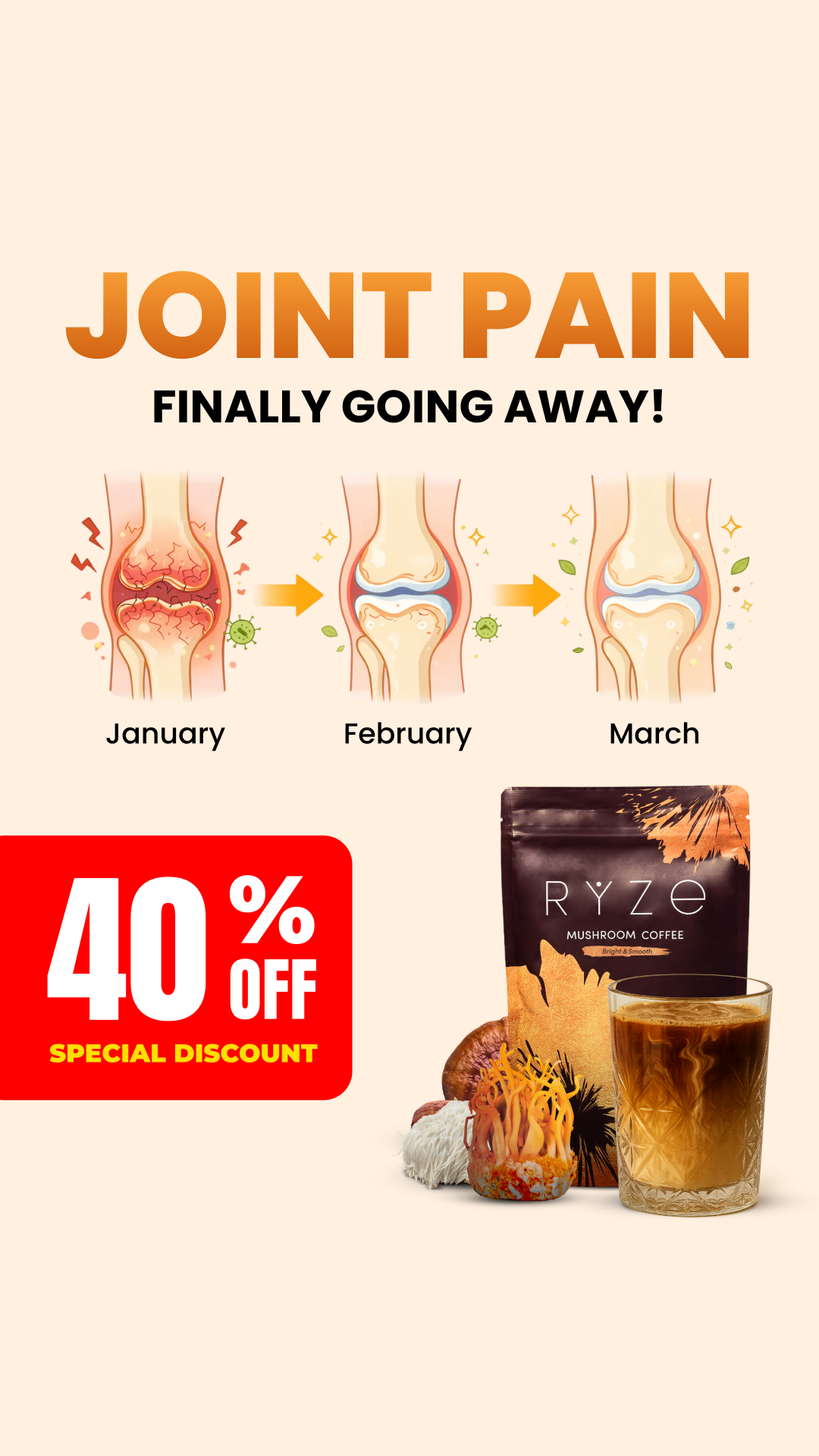 RYZE Superfoods Facebook ad