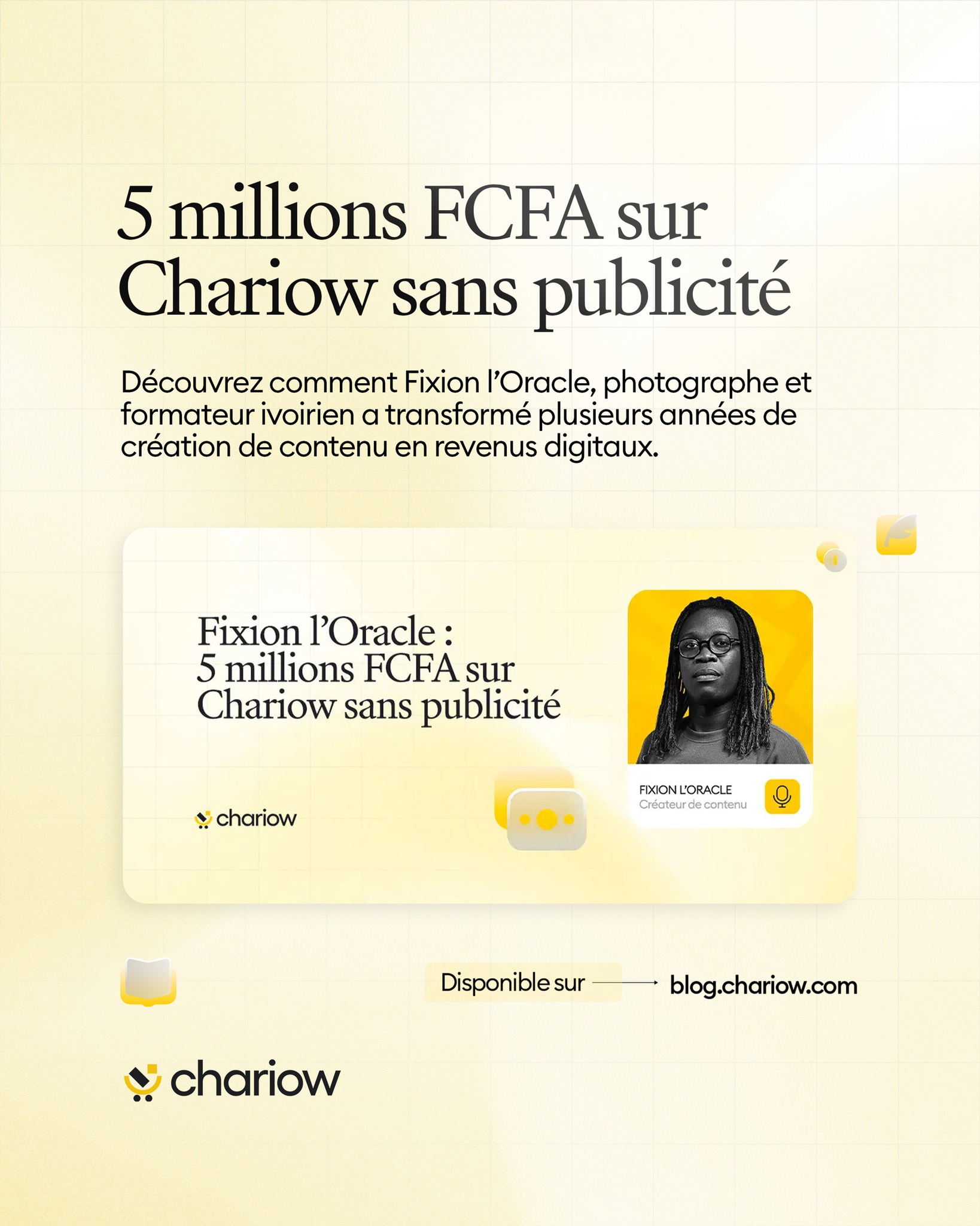 Chariow Facebook ad