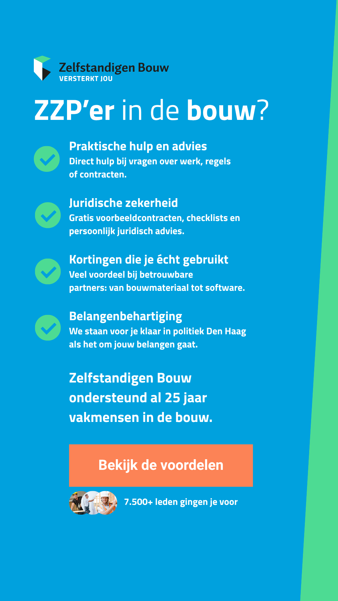 Zelfstandigen Bouw Facebook ad