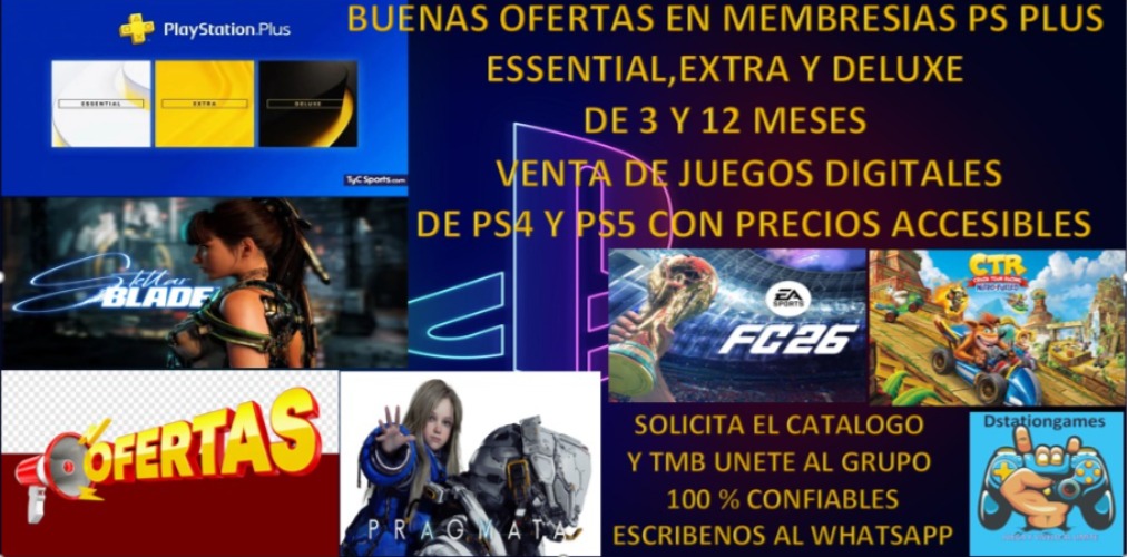 Dstationgames Facebook ad: Venta de juegos digitales de ps 4 y…