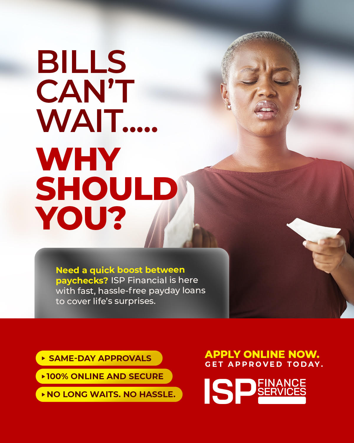 ISP Finance Services Facebook ad