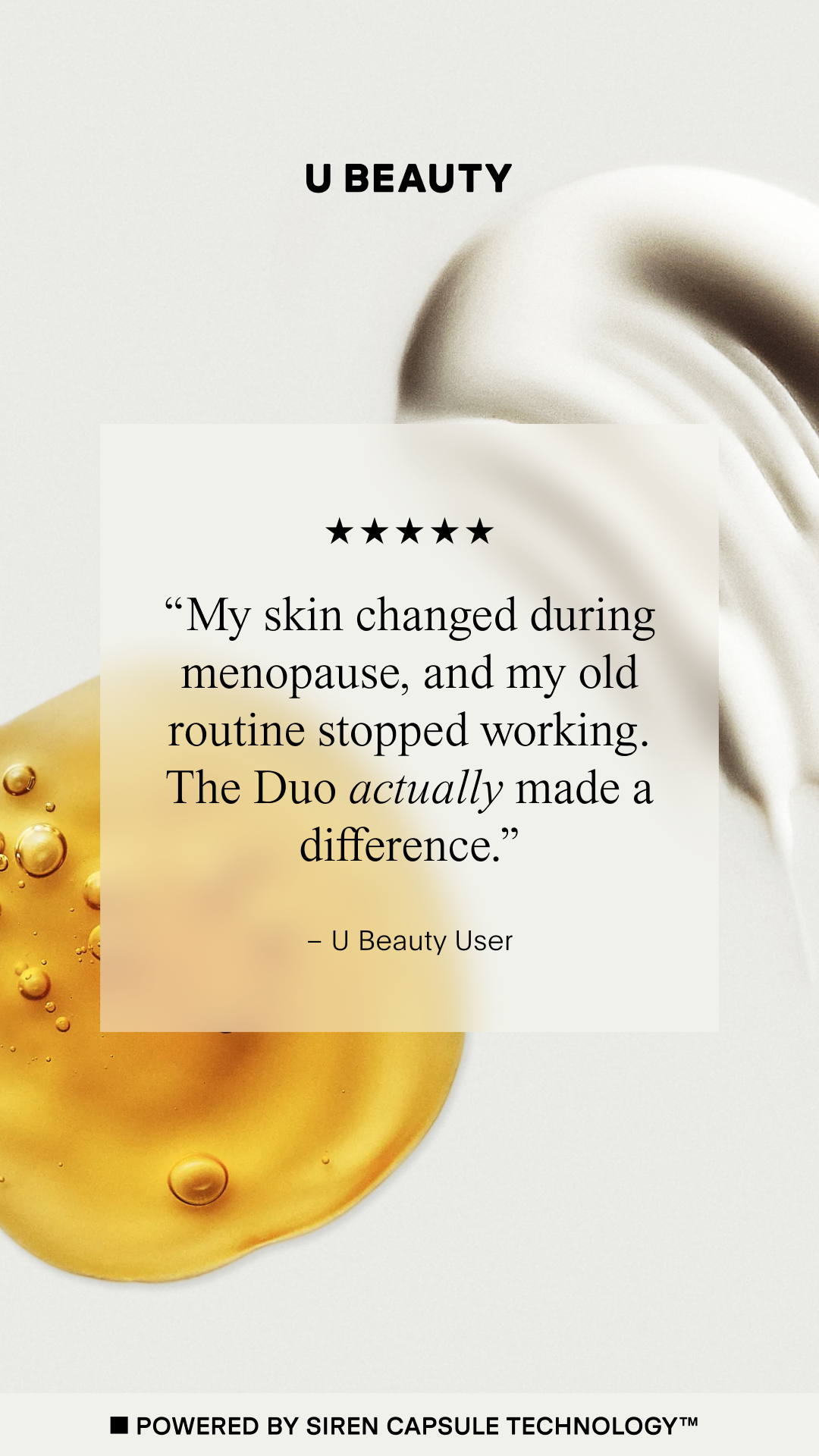 U Beauty Skincare Facebook ad from Feb 17, 2026