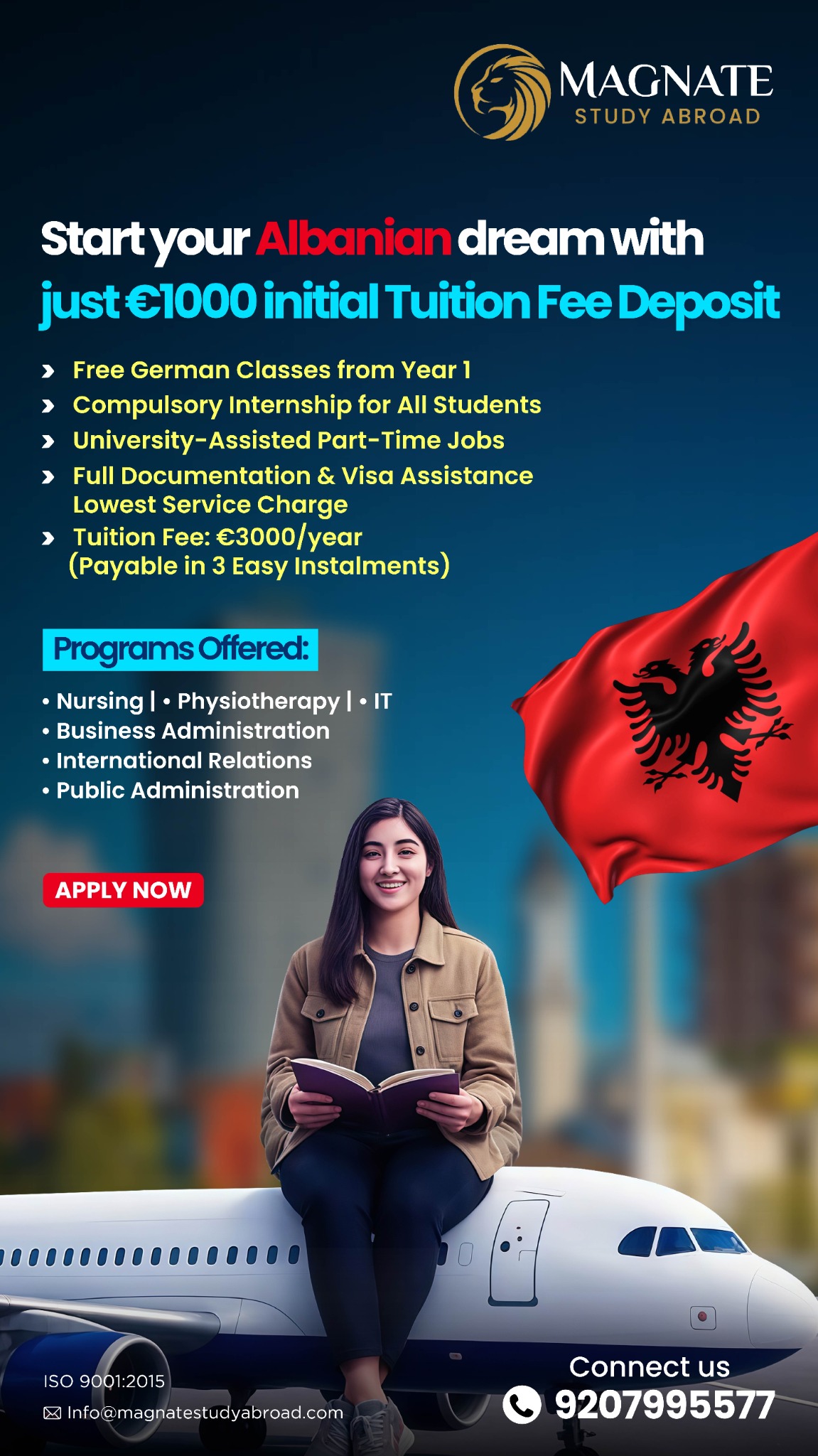 Magnate Study Abroad Facebook ad