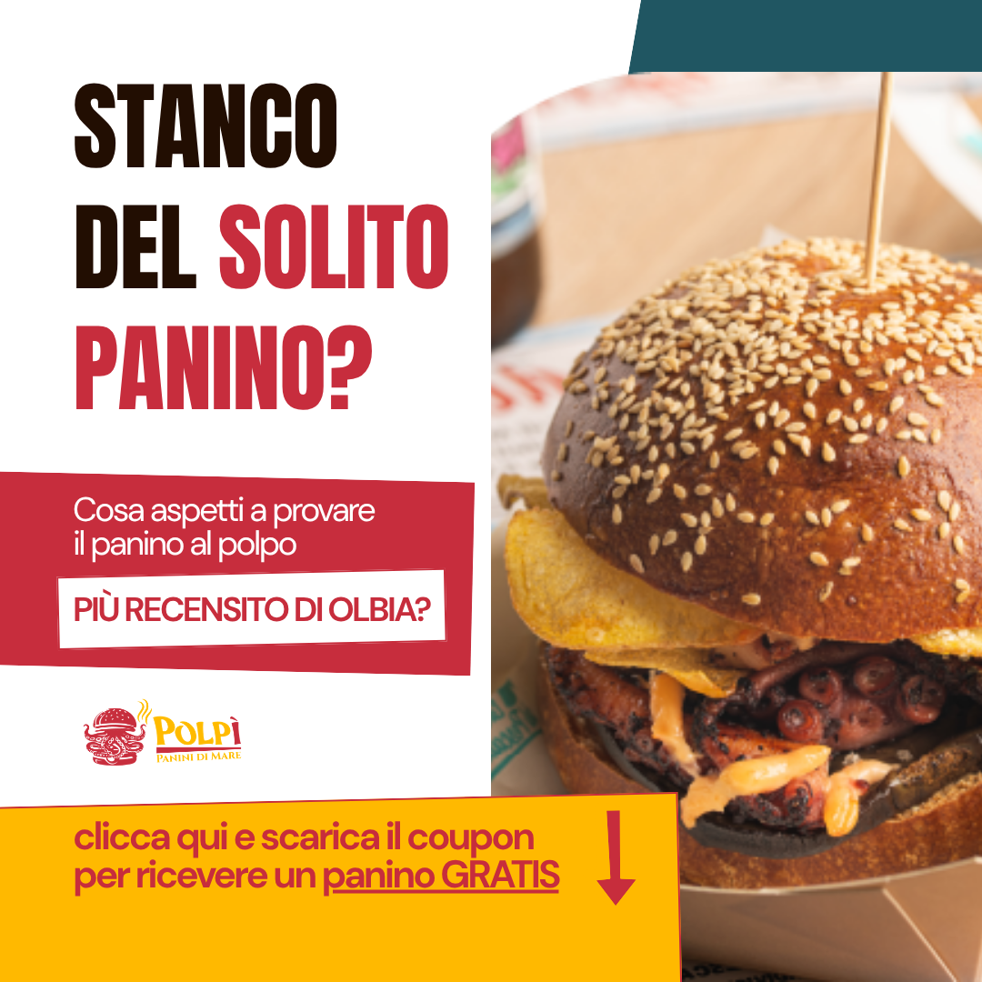 Polpì - Panini di Mare Facebook ad: Il panino N°1 su Tripadvisor Sardegna